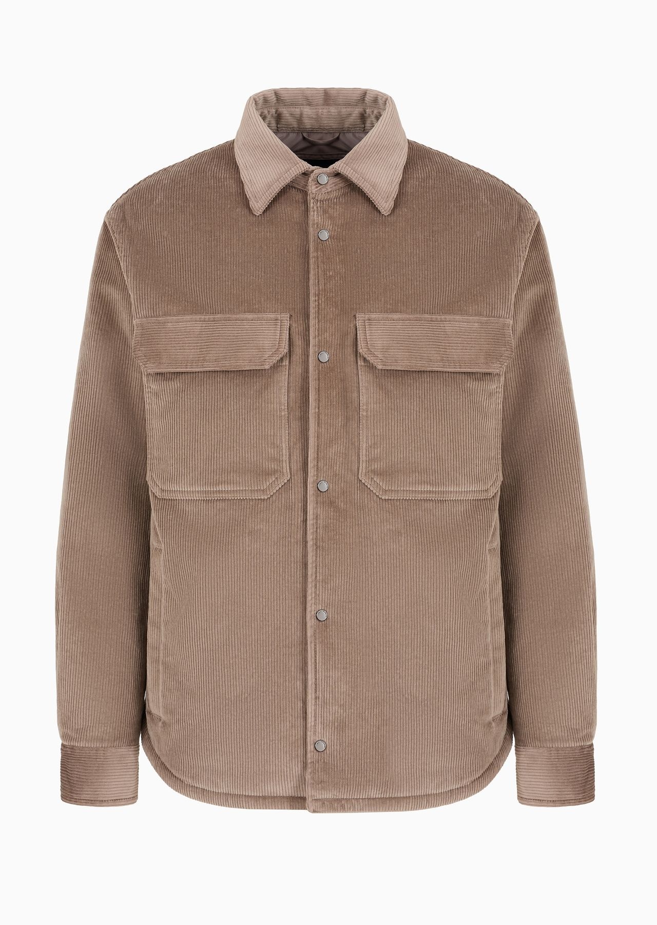 Corduroy shirt jacket - 1