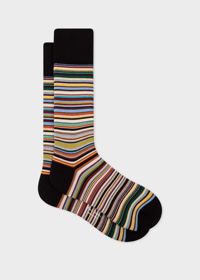 Paul Smith 'Signature Stripe' Socks & Keyring Gift Set outlook