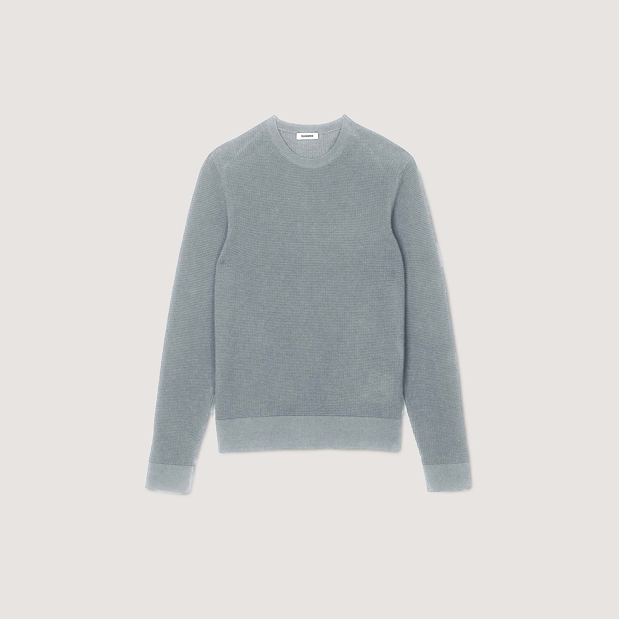 TEXTURED KNIT SWEATER - 6