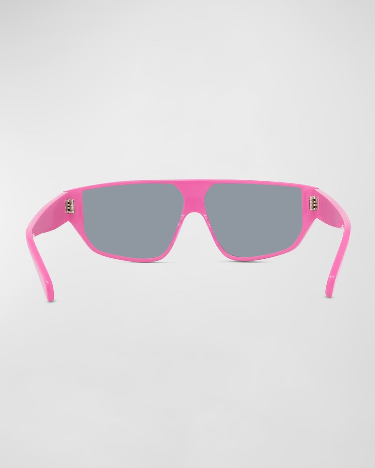 Mirrored Acetate Shield Sunglasses - 5