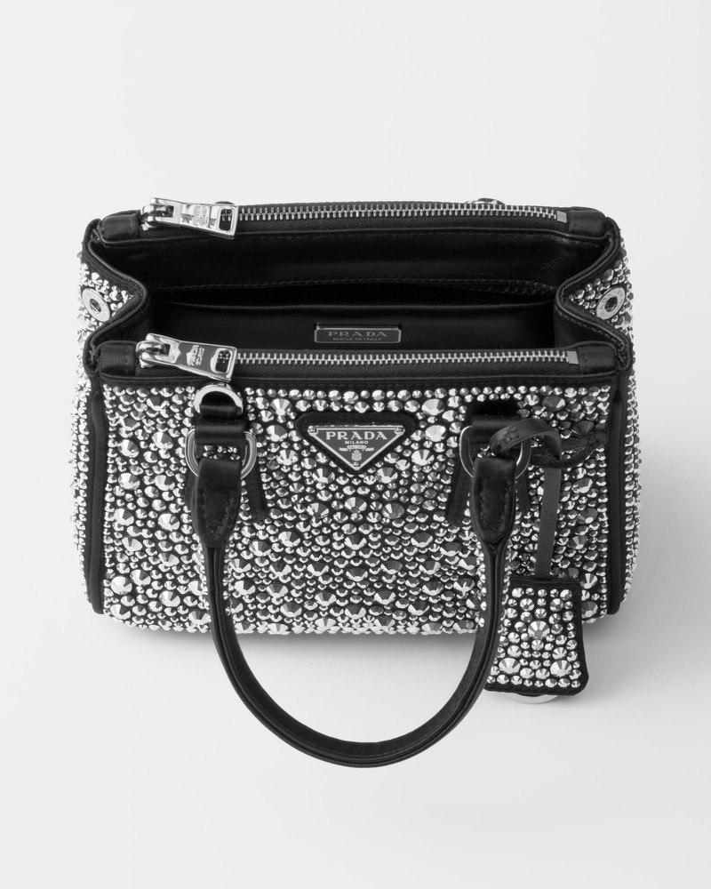 Prada Galleria satin micro-bag with decorations 4