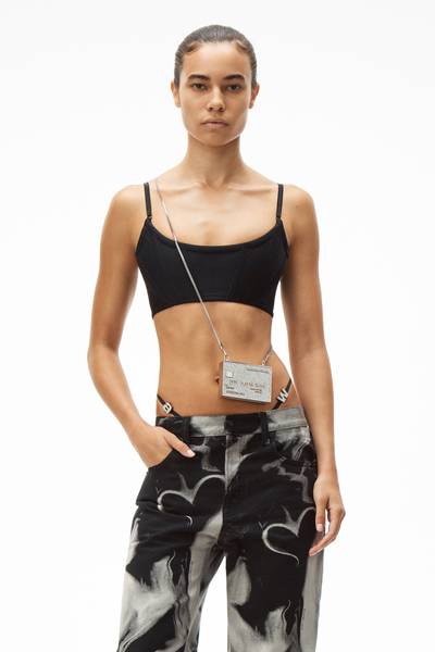 Alexander Wang CROPPED CORSET BRA outlook