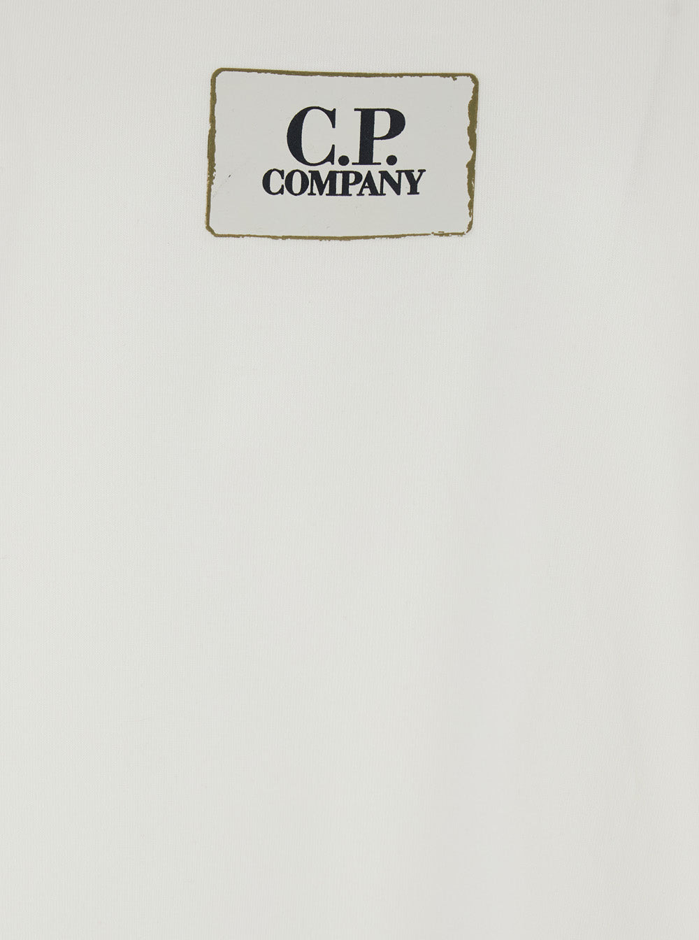 C.P. Company Men White T-Shirt With Logo Printed On The Front In Cotton Man - 3