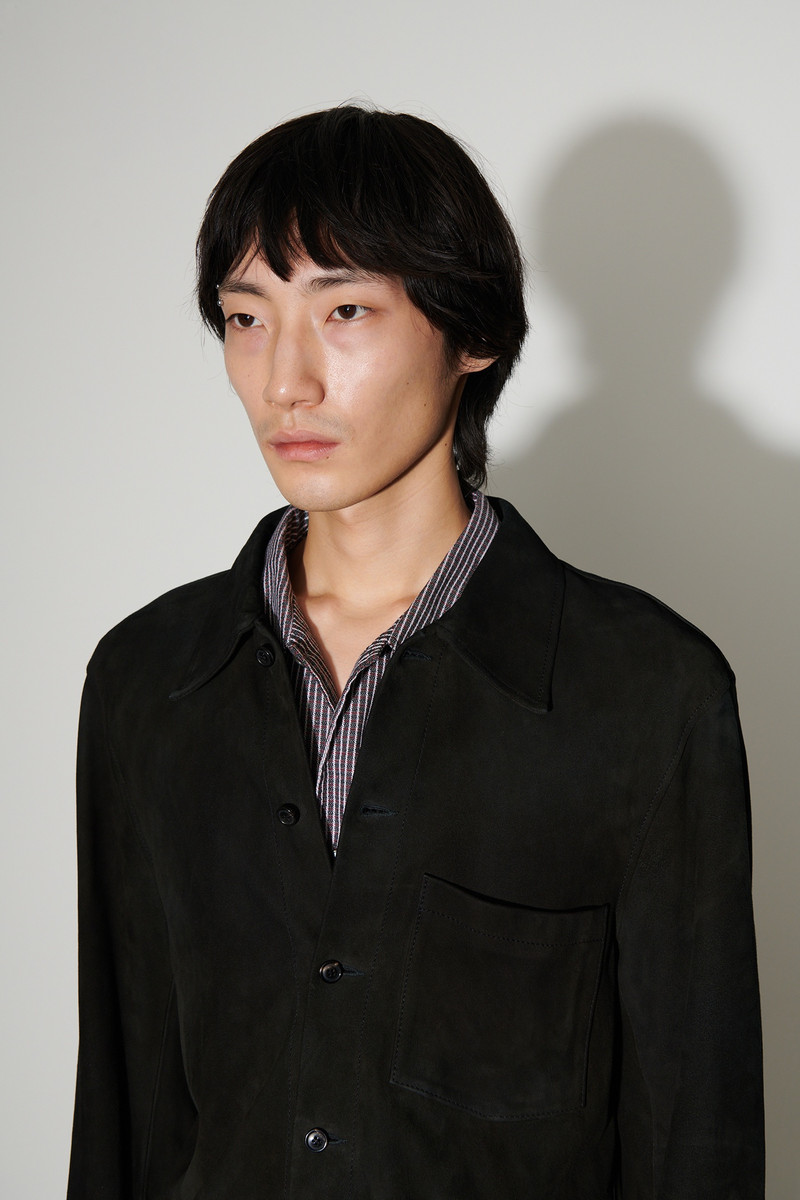 Reincarnation Suede Shirt Black Suede 3