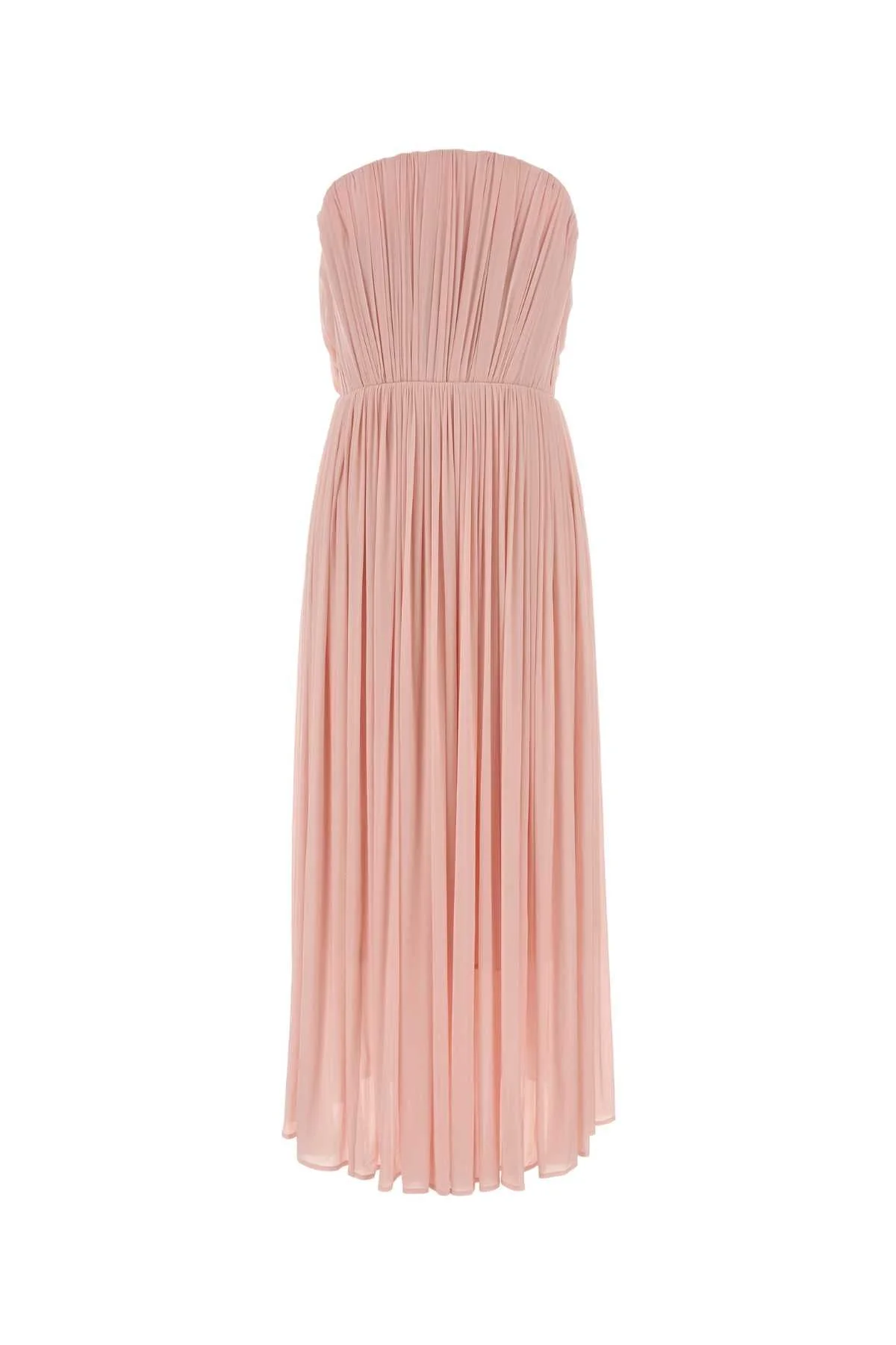 Magda Butrym Women Pink Stretch Viscose Long Dress - 1