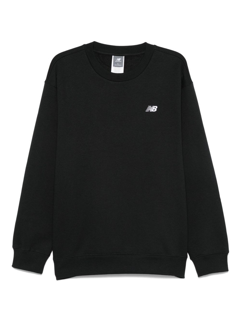 embroidered-logo crew-neck sweatshirt 1