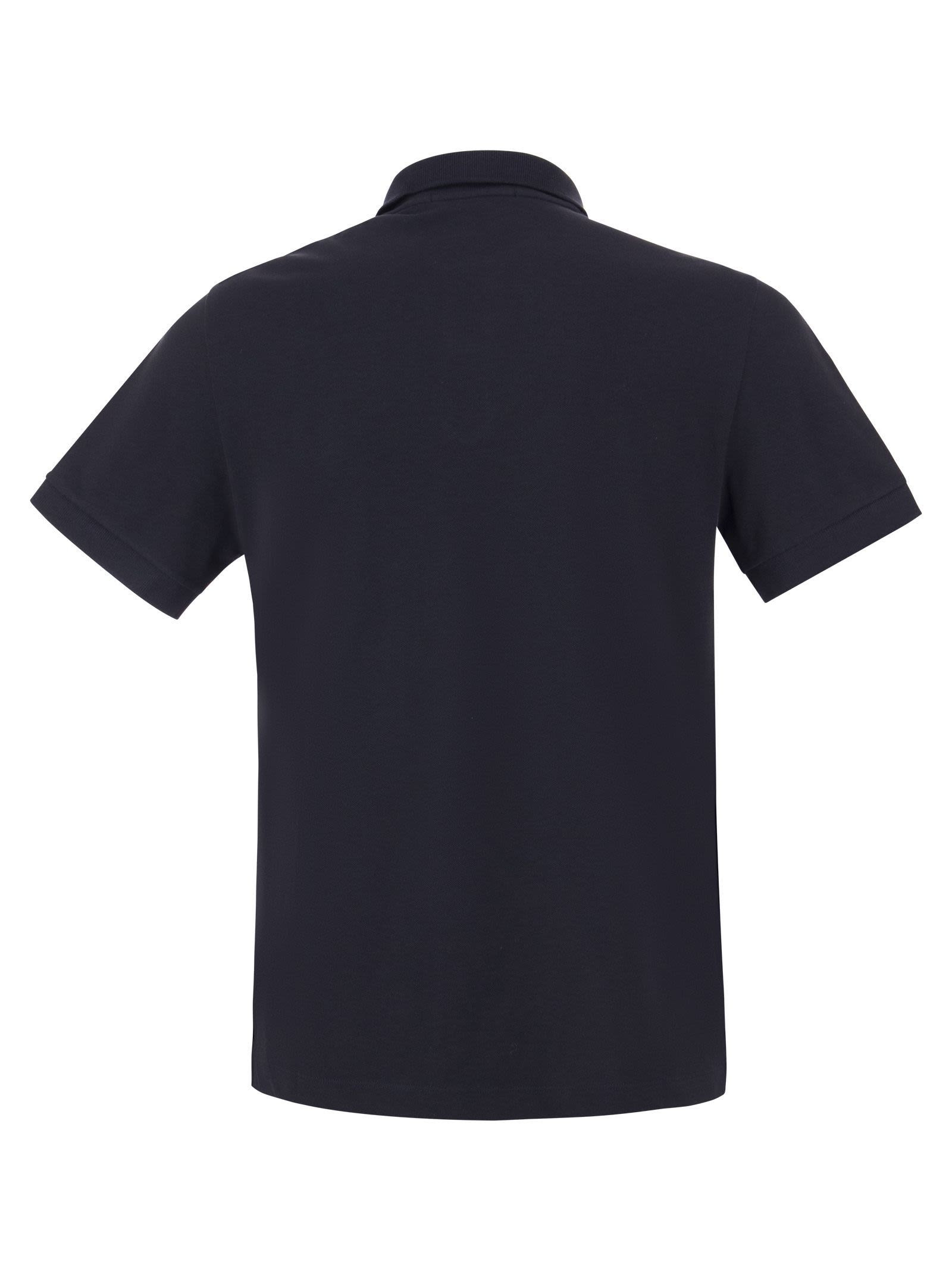 Stone Island Men Slim Cotton Polo Shirt - 2