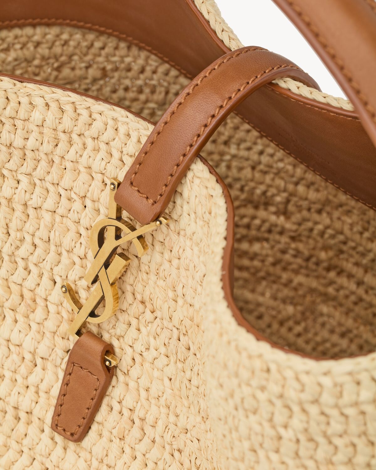 LE 37 IN WOVEN RAFFIA AND VEGETABLE-TANNED LEATHER - 8