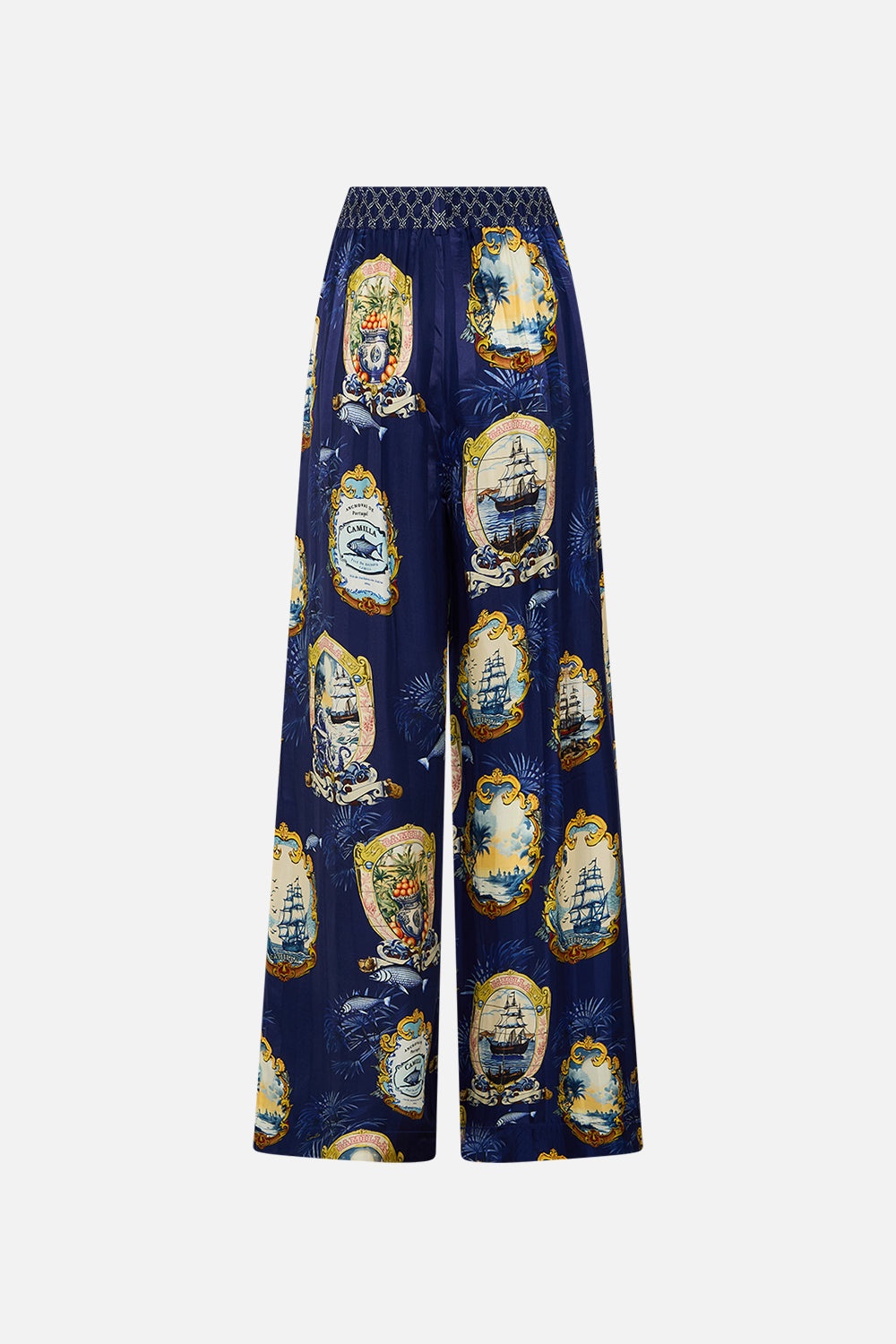 WIDE LEG WAISTED PANT - 7