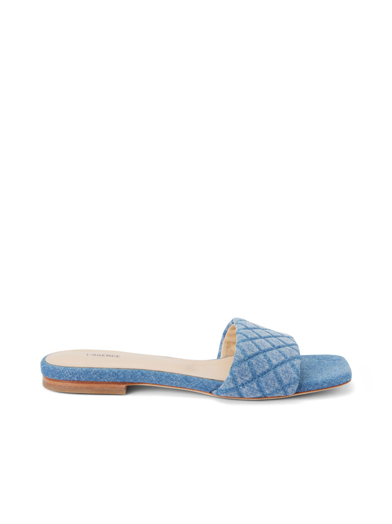 Aloise Denim Slide Sandal 1