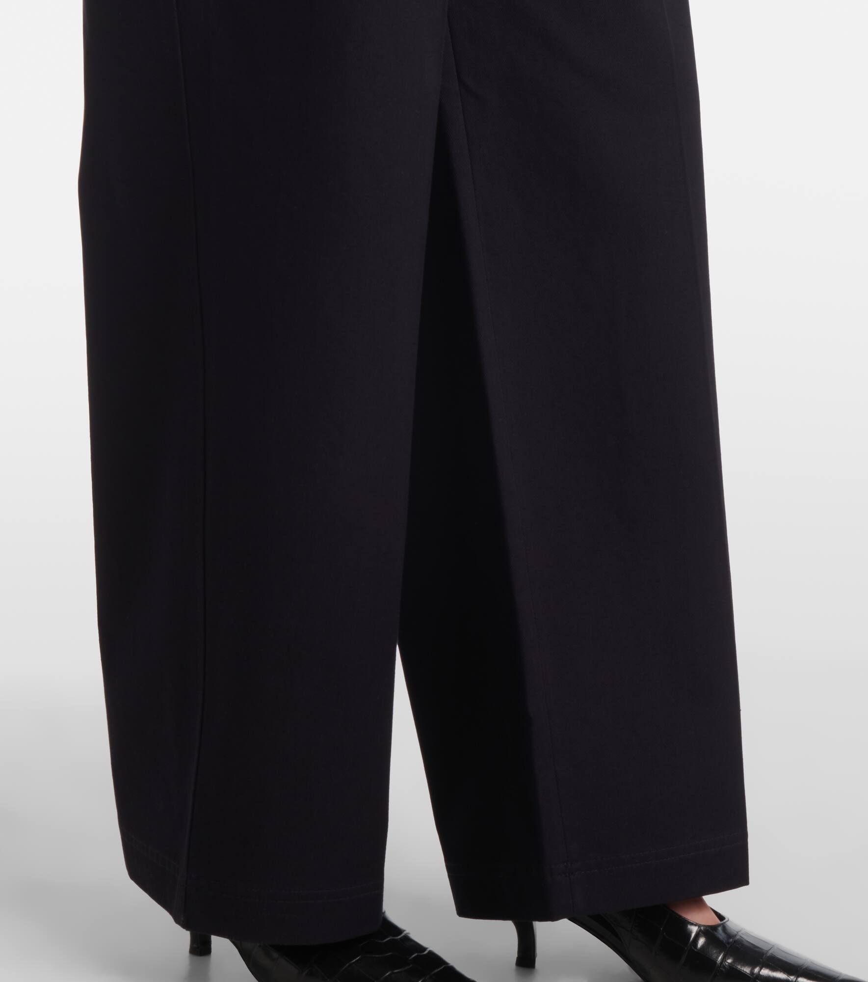 Mid-rise cotton twill chinos - 5