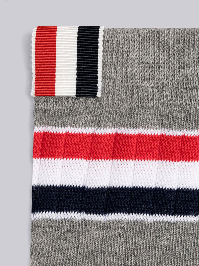 Thom Browne Athletic Rib Stripe Ankle Socks outlook