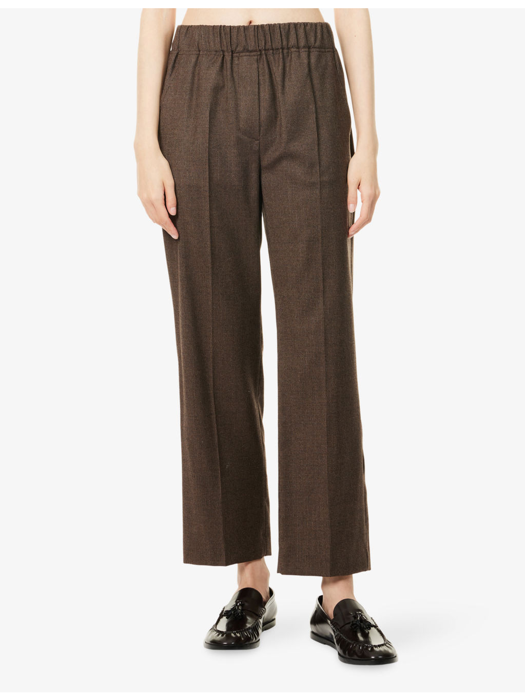 Hateley Wide-Leg Stretch-Wool Trousers - 3