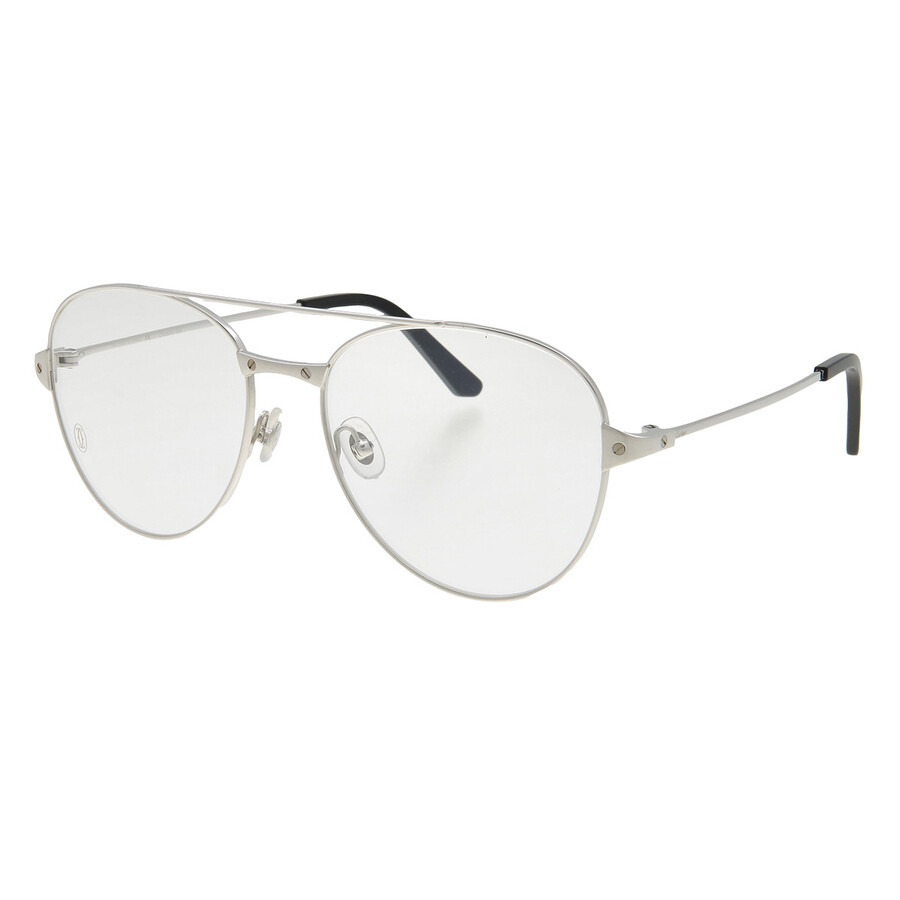 Cartier Demo Pilot Ladies Eyeglasses CT0307O 002 55 - 2