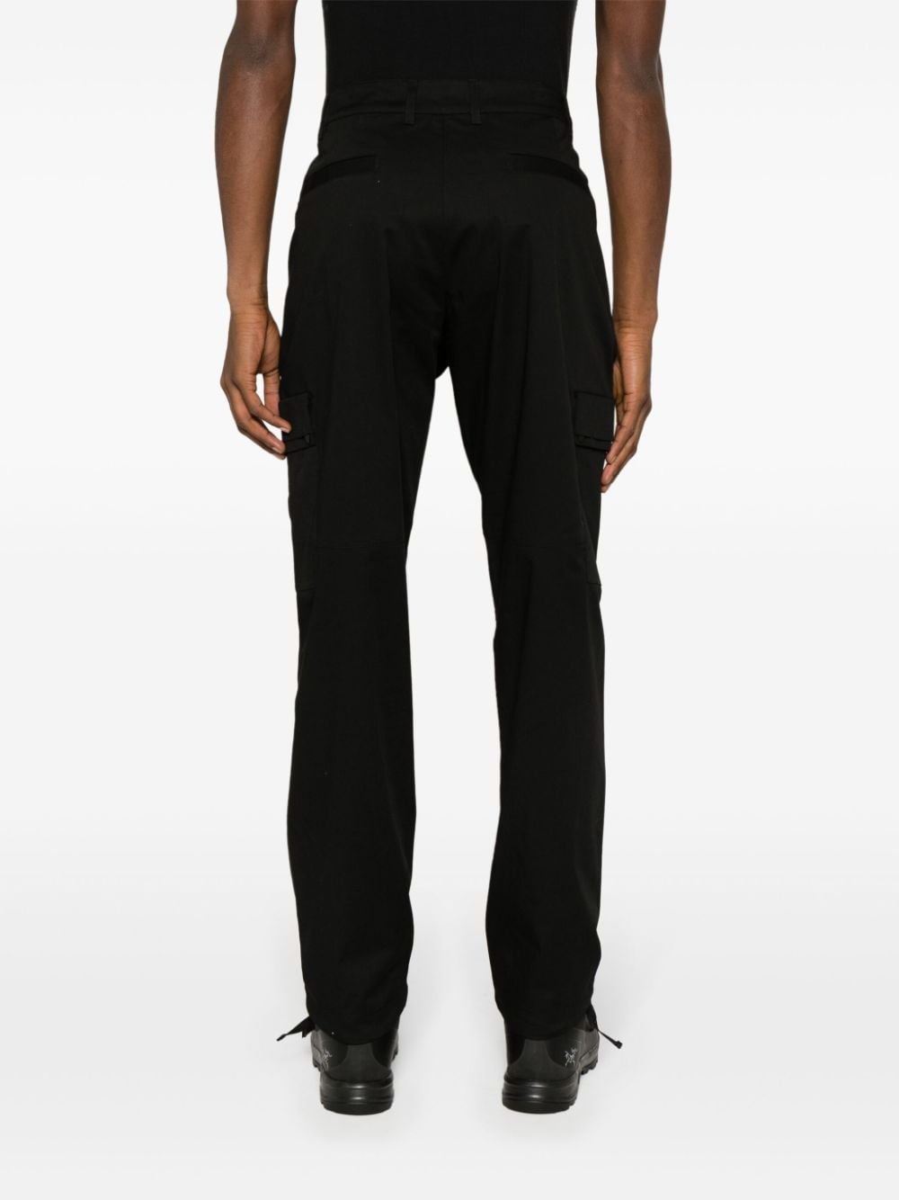 straight-leg cargo trousers - 4