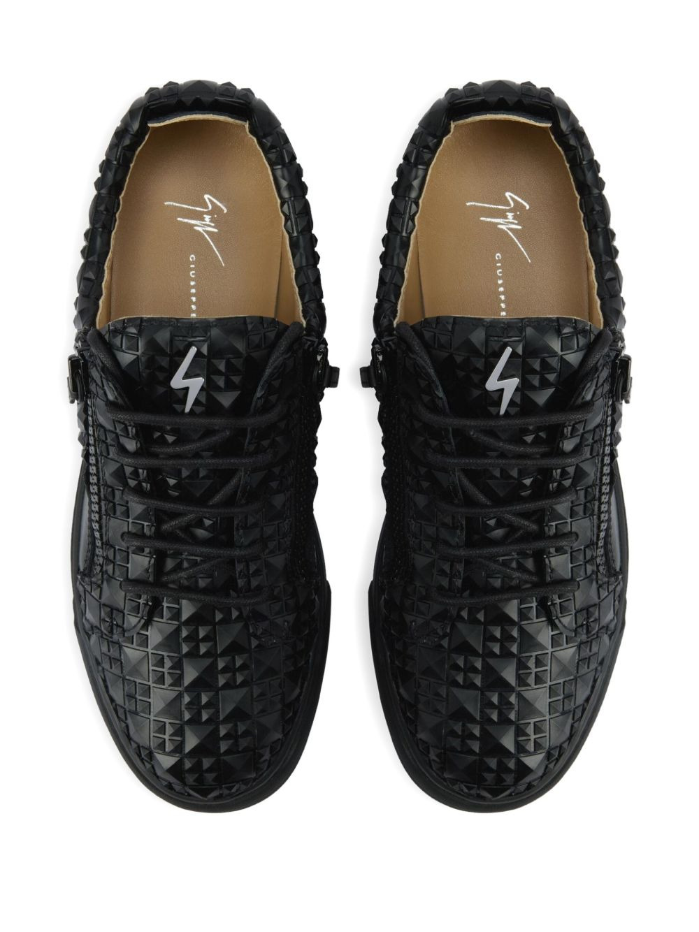 The Manhattan zip-detail woven sneakers - 4