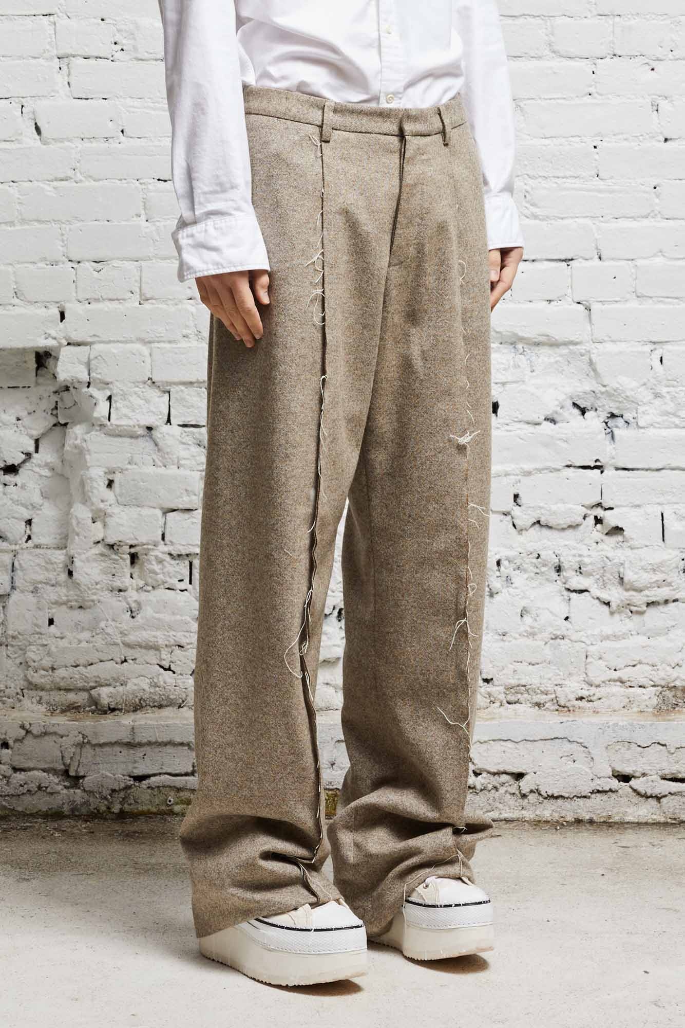 INVERTED TROUSER - OATMEAL - 3