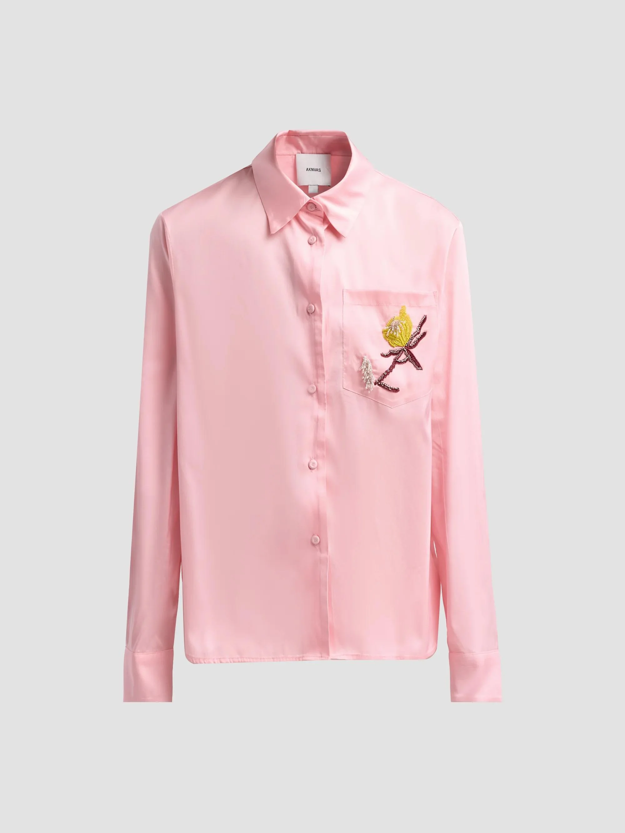 Women's Corey Floral-Embroidered Shirt - Pink - 1