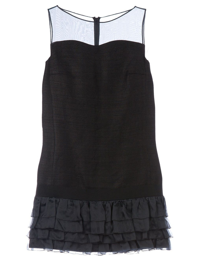ruffle hem dress 1