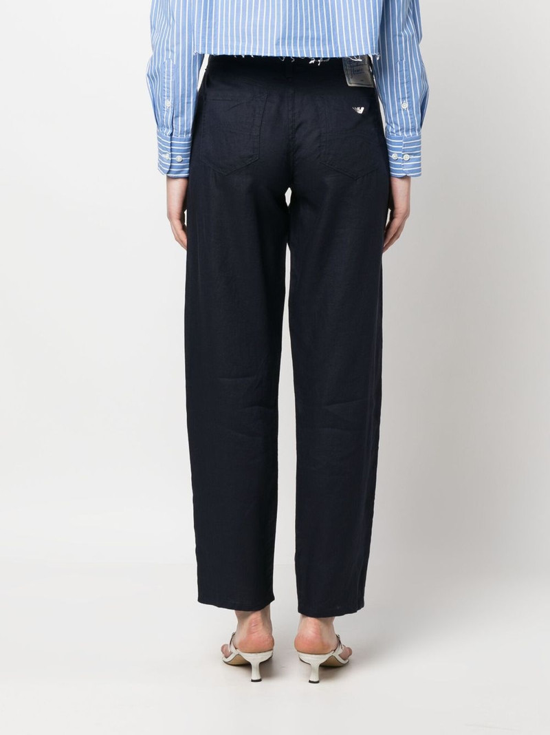 straight-leg linen trousers 4
