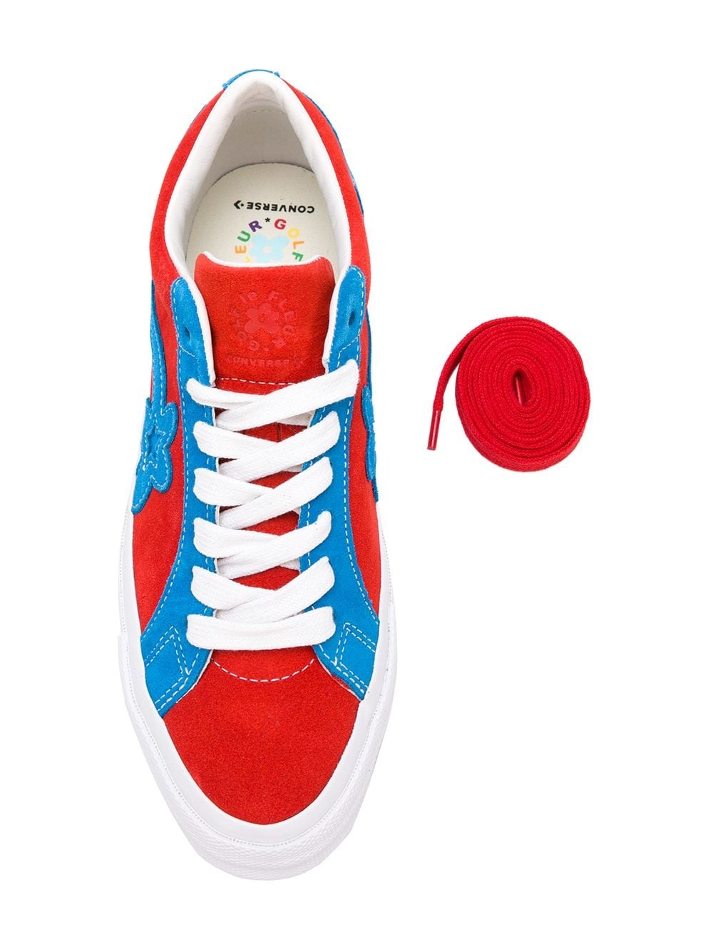 floral embellished sneakers - 4