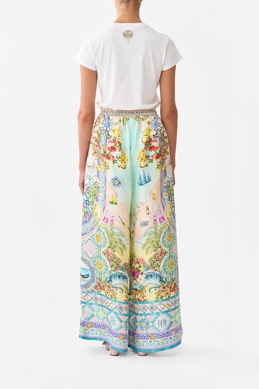 WIDE LEG TROUSER WITH FRONT POCKETS - 3