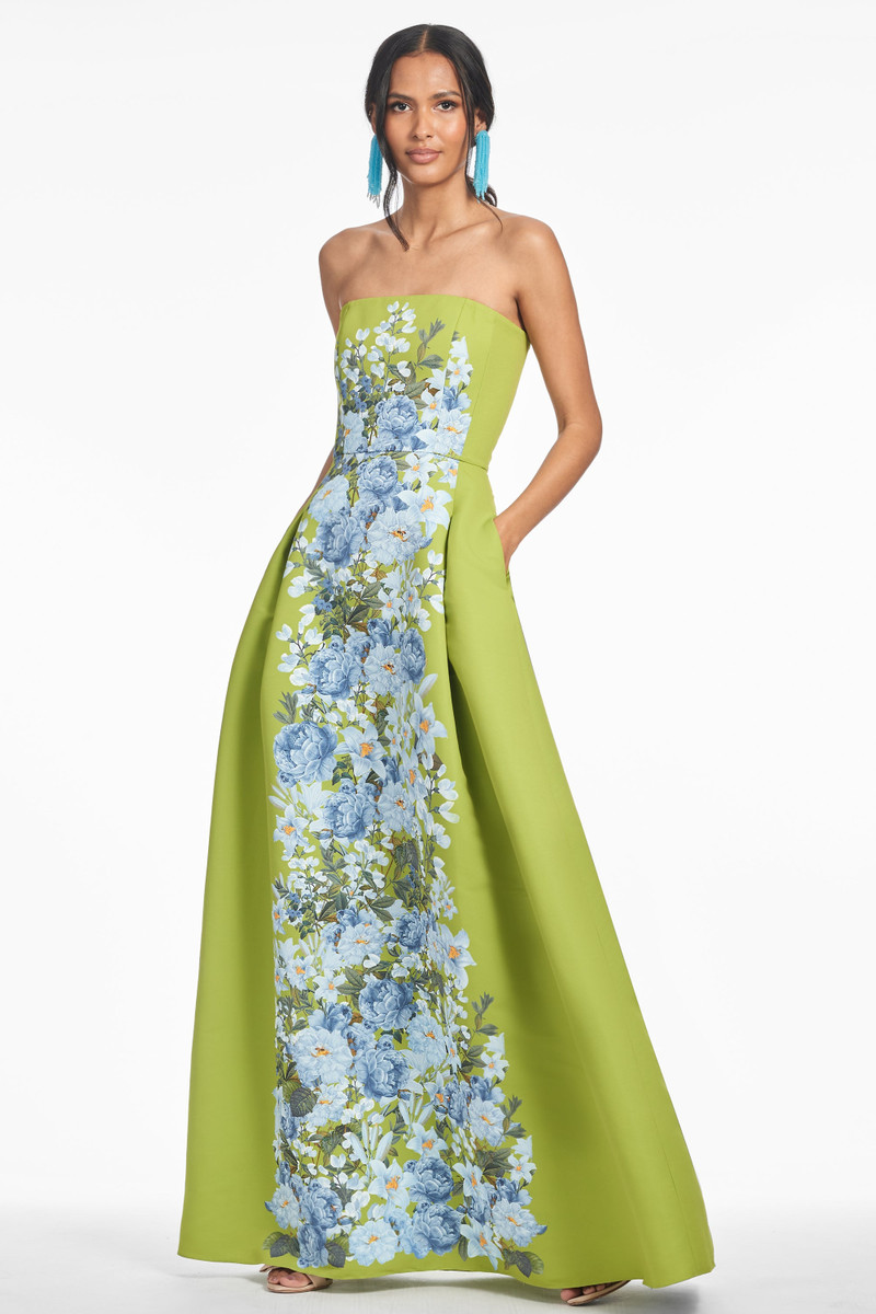 LARISA GOWN - PERIDOT CASCADE 1