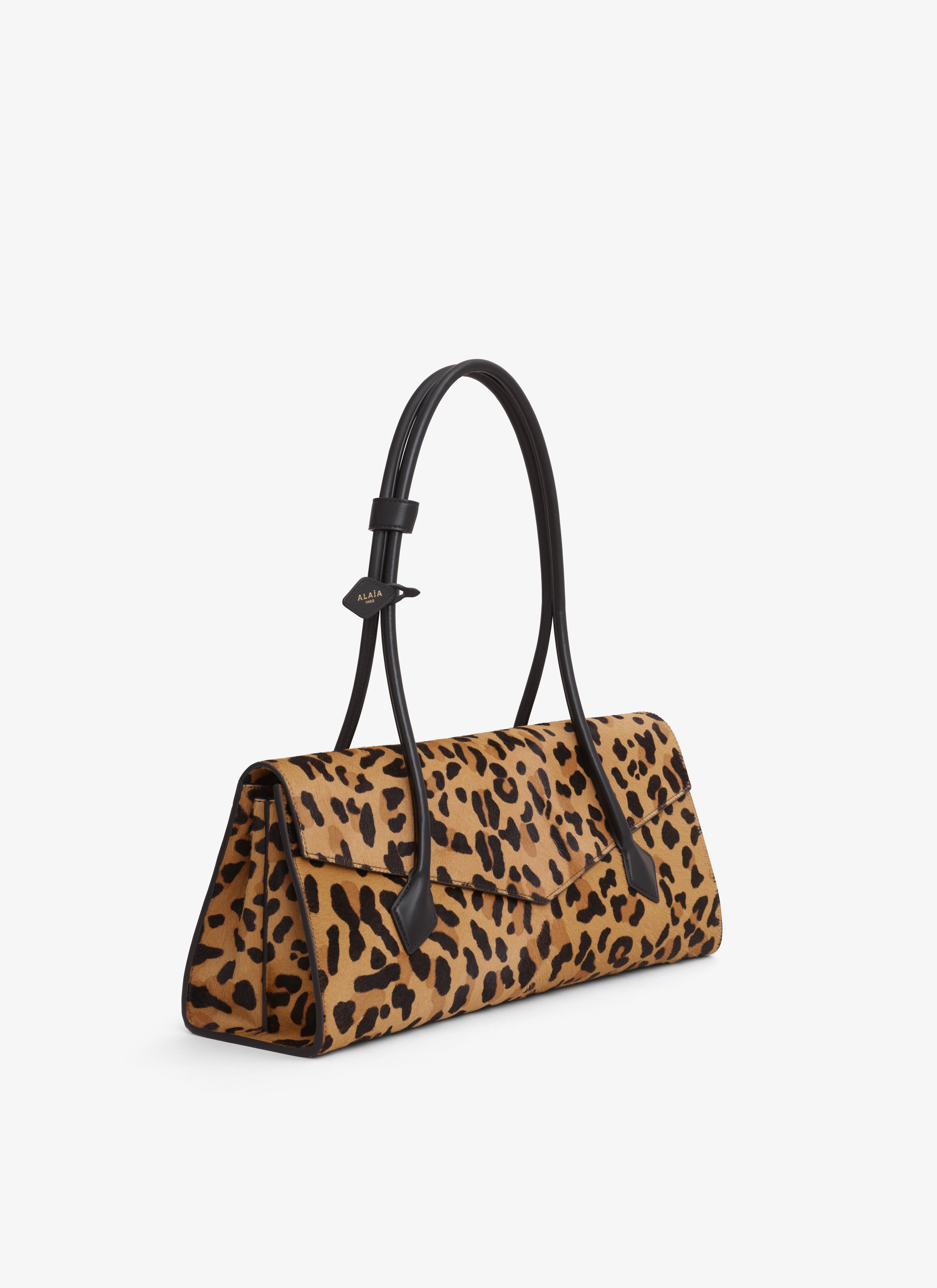 LE TECKEL FLAP TOTE BAG IN LEOPARD HAIRCALF - 3