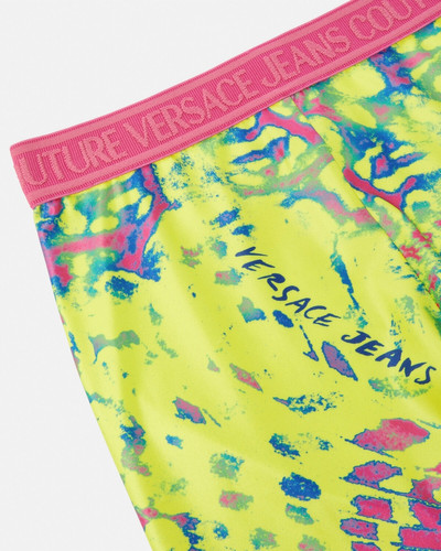 VERSACE JEANS COUTURE Animalier Logo Bicycle Shorts outlook