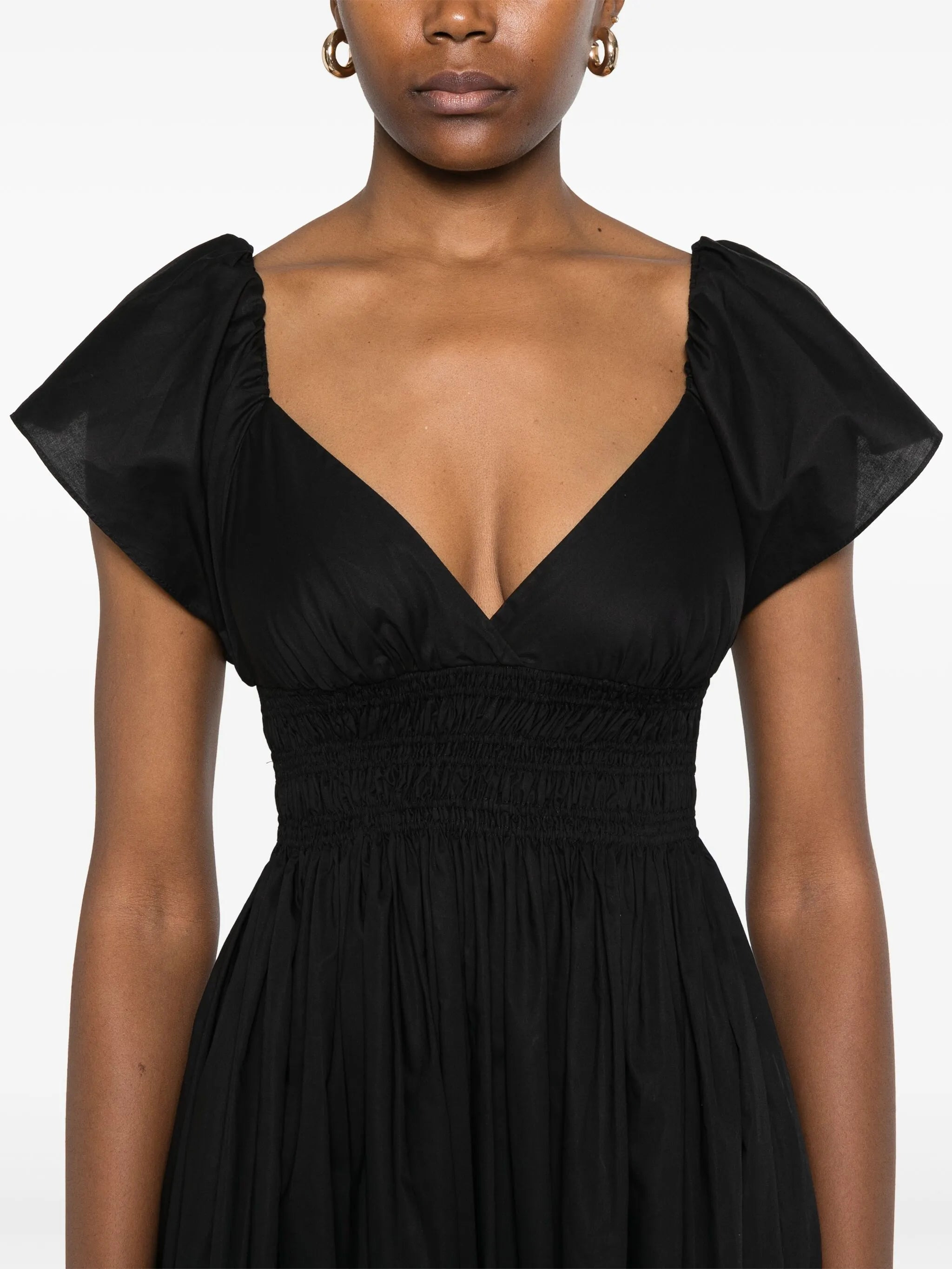 flutter-sleeves midi dress - 5
