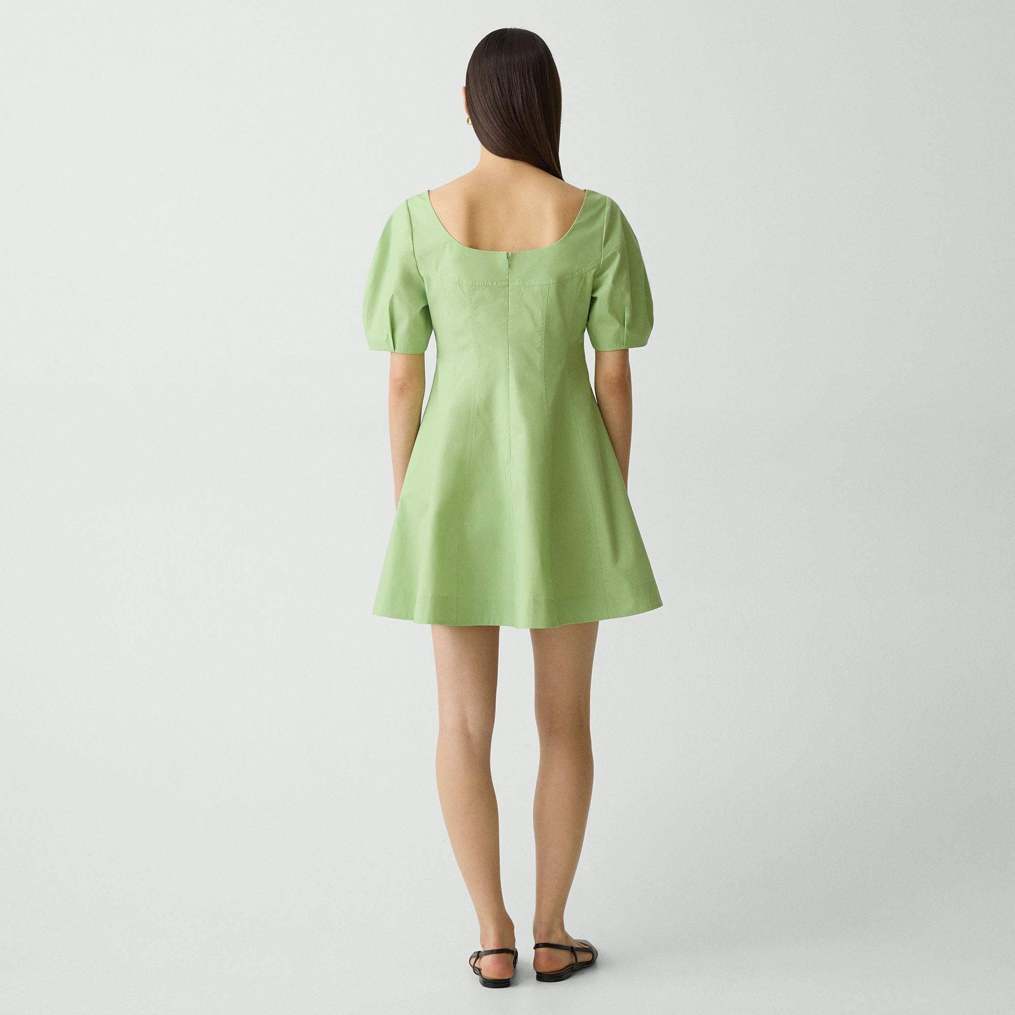Stitched Midi Dress in Cotton - 4