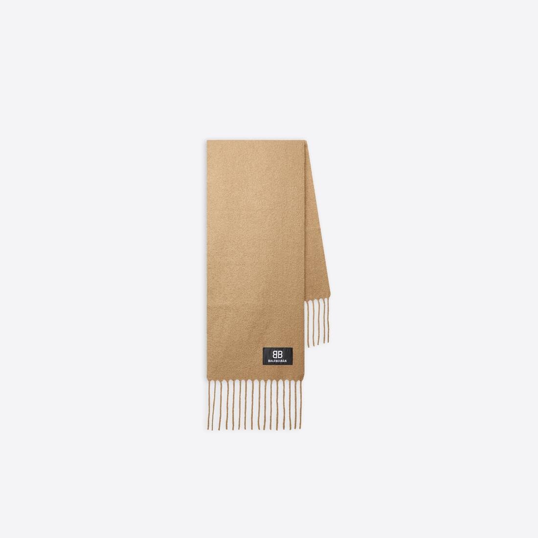 Fringe Scarf in Beige - 1