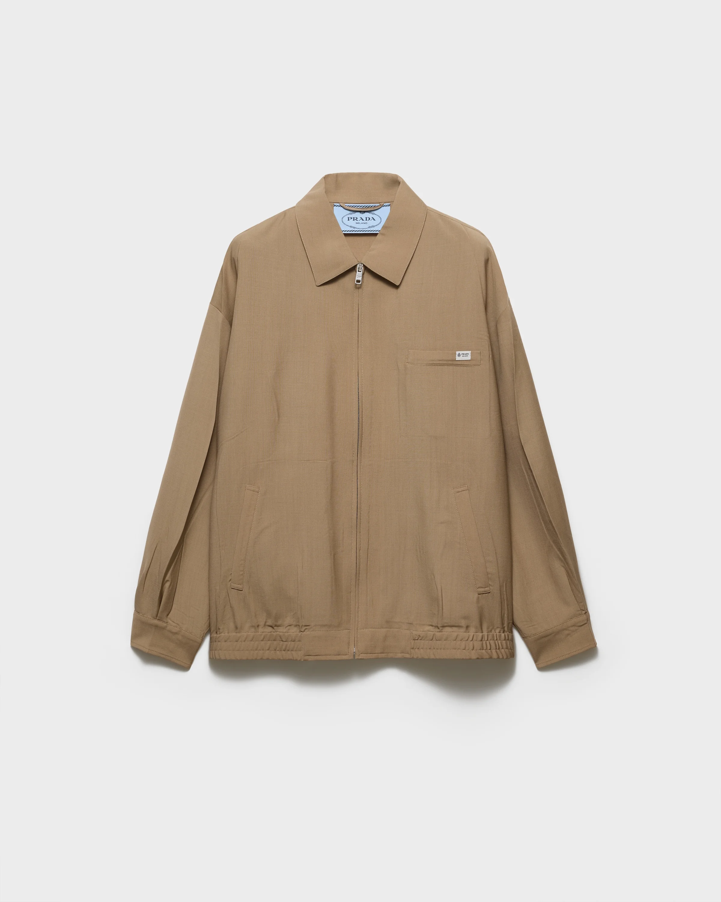Mohair wool blouson jacket - 1