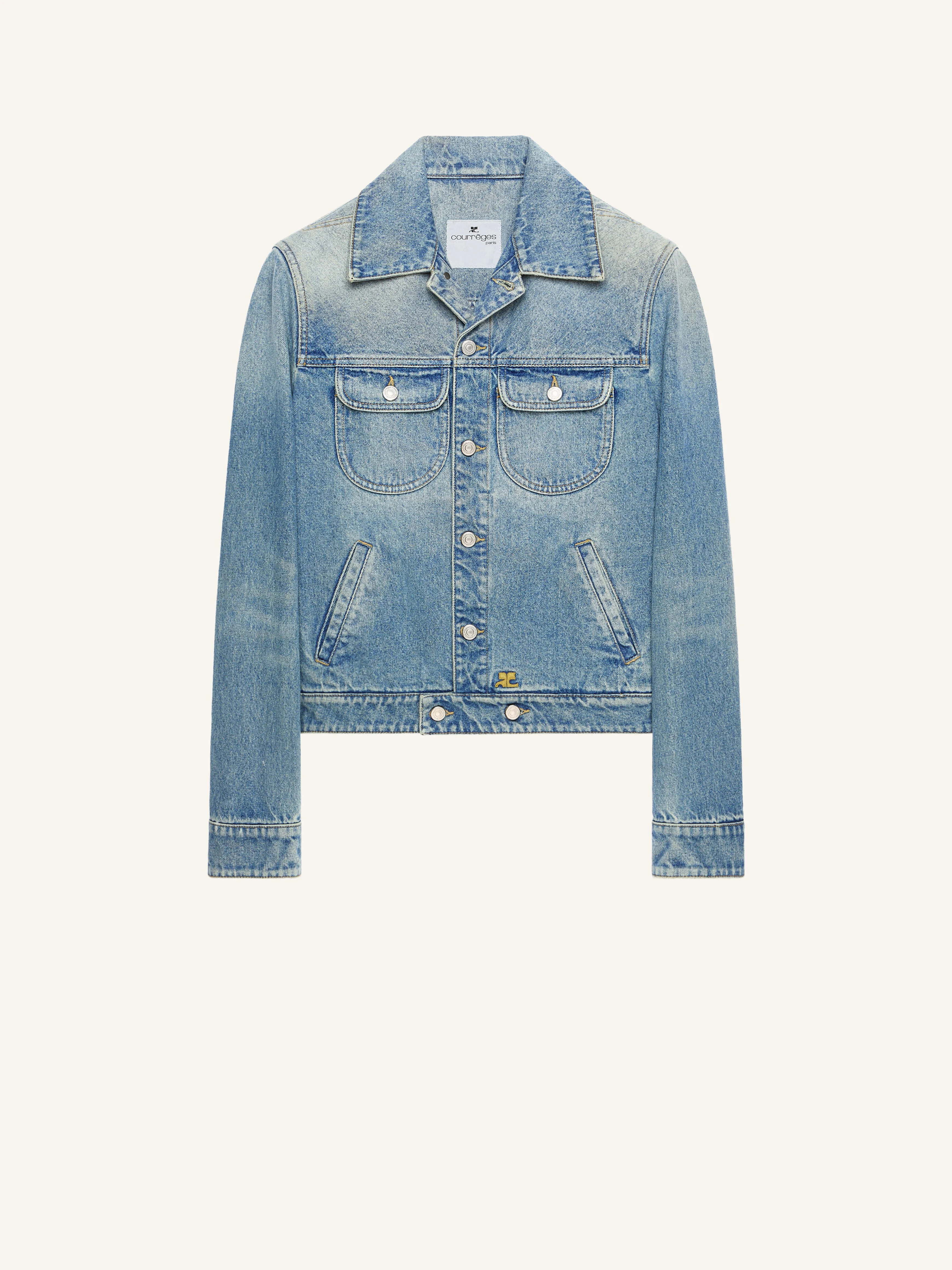 DENIM TRUCKER JACKET - 1