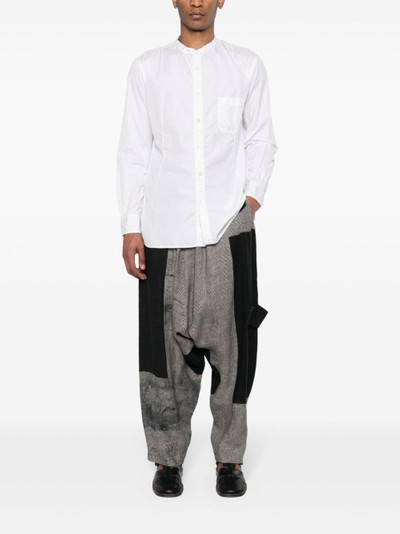 Yohji Yamamoto A-Square drop-crotch trousers outlook