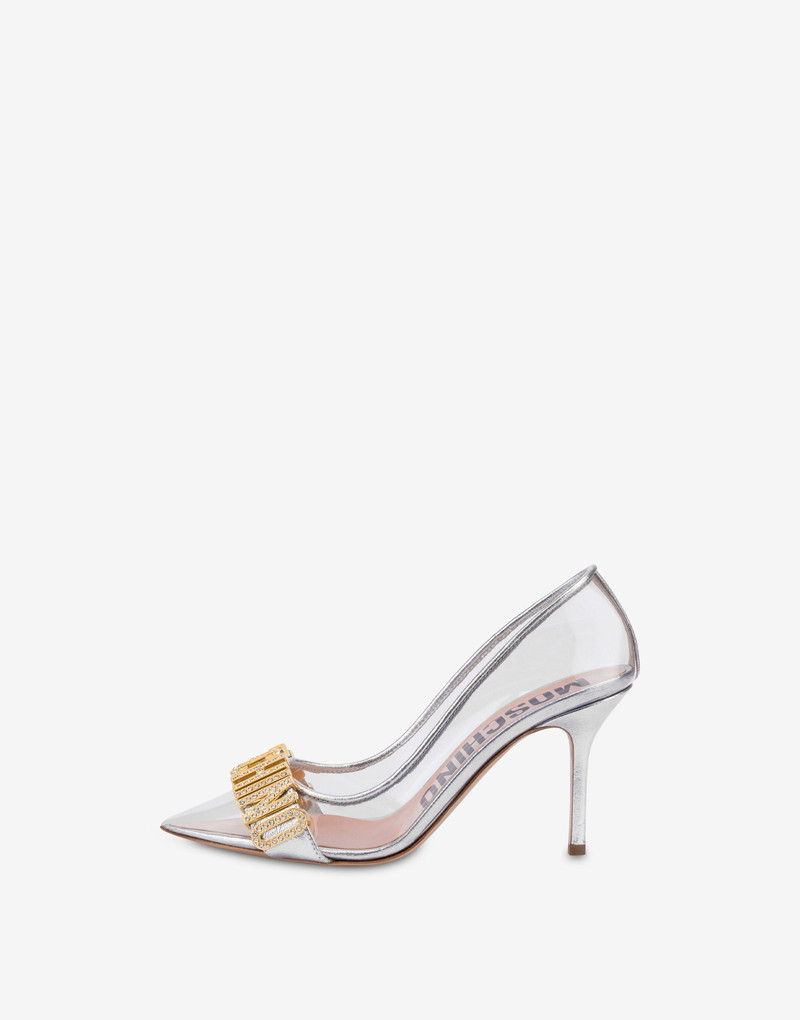 PVC CRYSTAL LOGO PUMPS 2