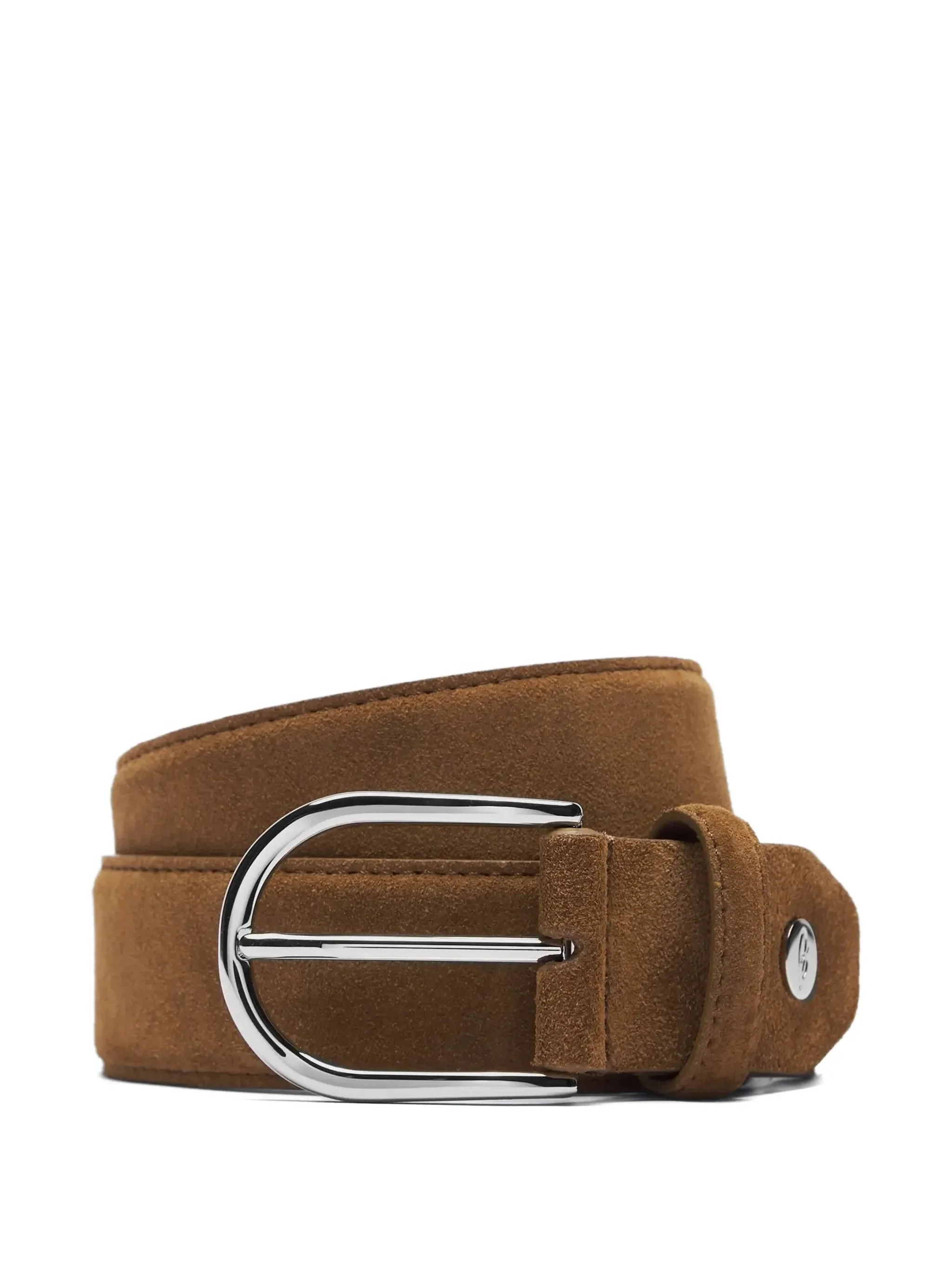 SUEDE PIN-BUCKLE BELT - 1