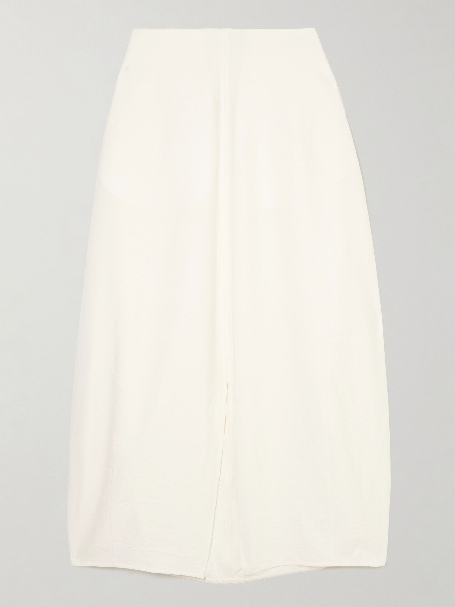Parachute silk-blend maxi skirt White - 1