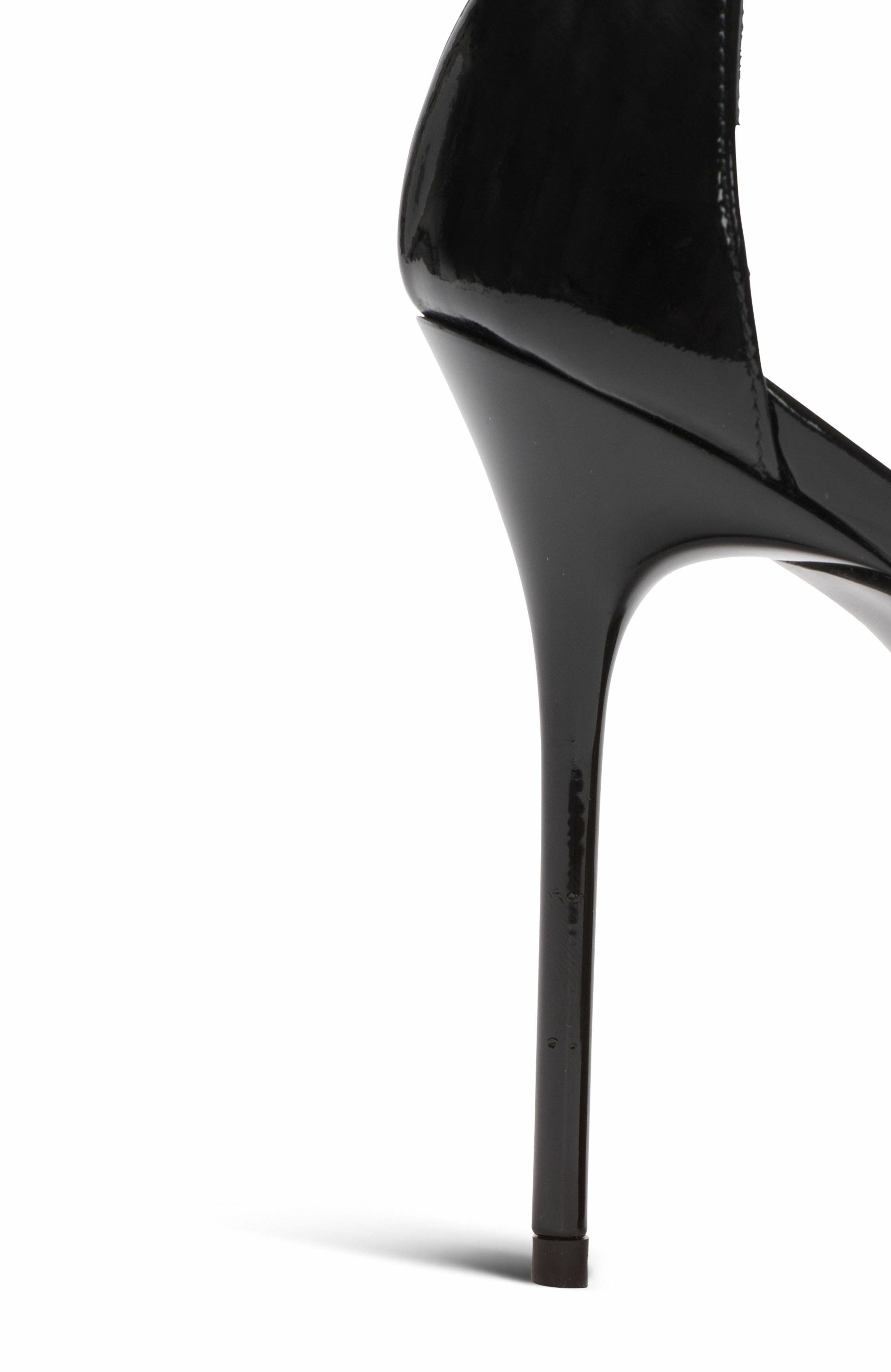 Balmain Sync patent leather stilettos with pointed toe in Black at Nordstrom - 7