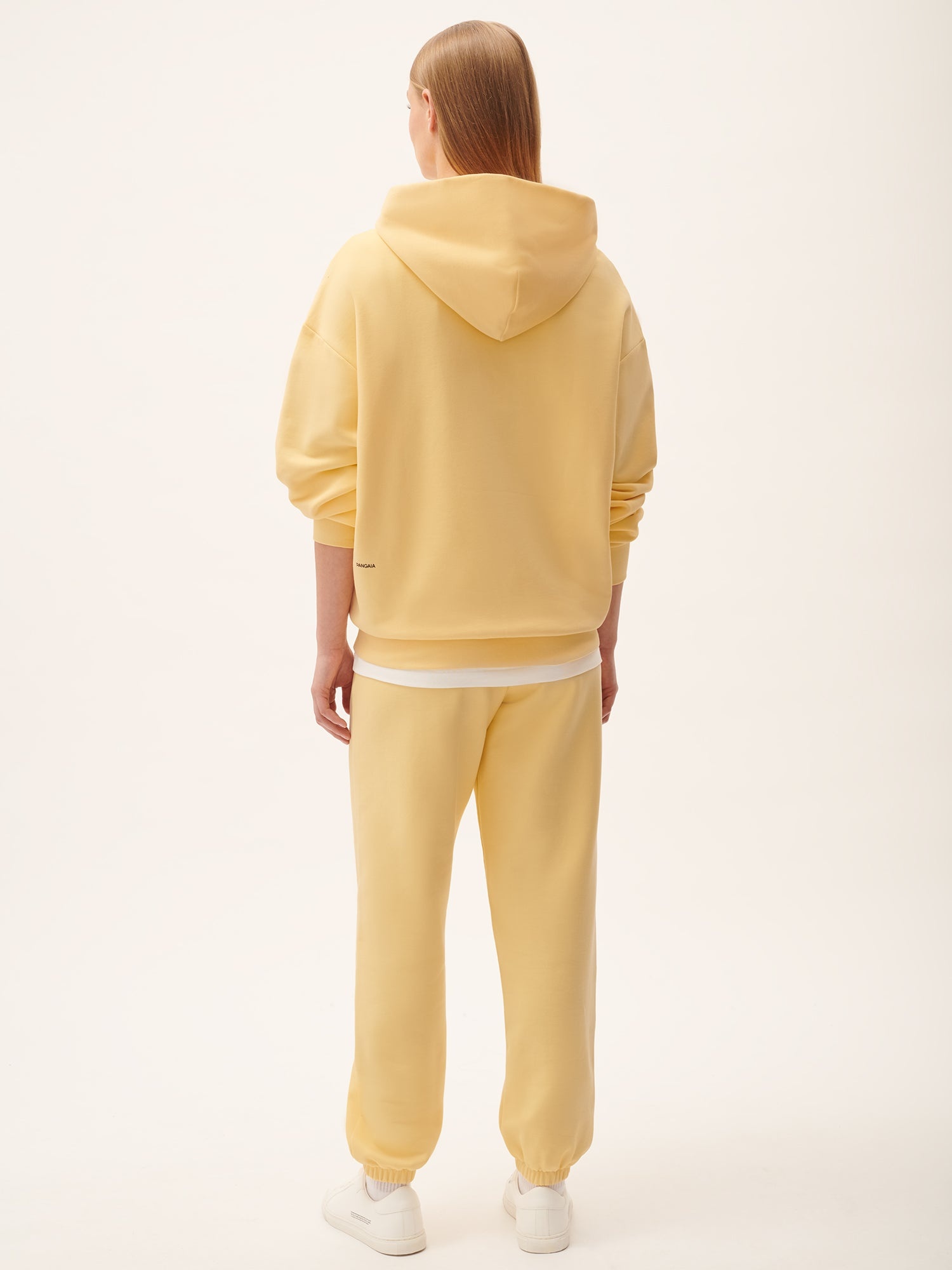 Womens 365 Midweight Track Pants - Seashell Yellow - 3