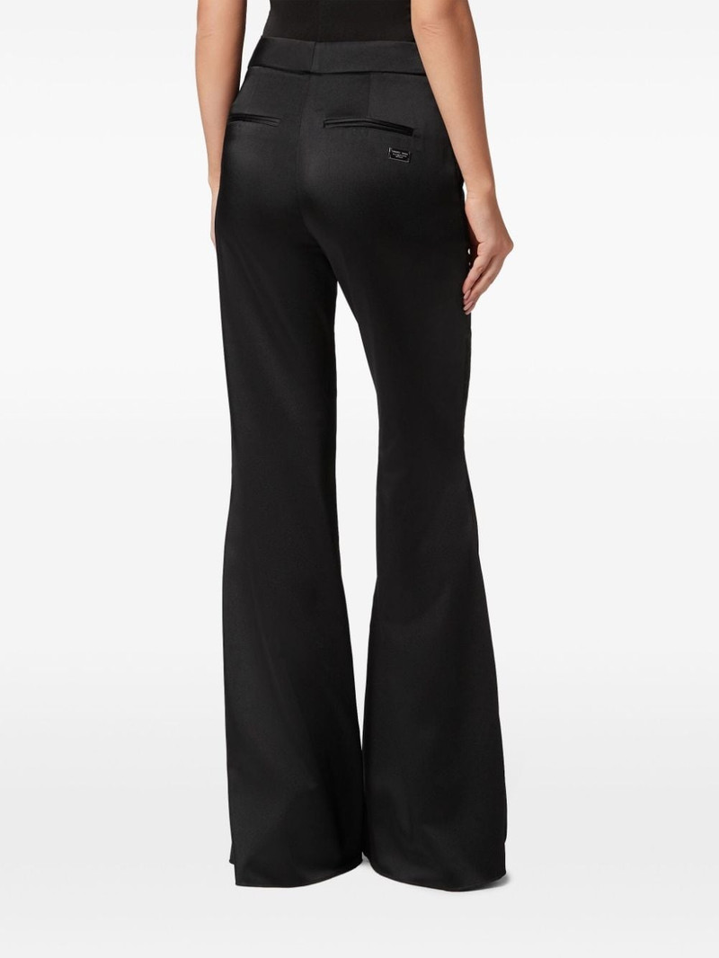 flared satin trousers 3