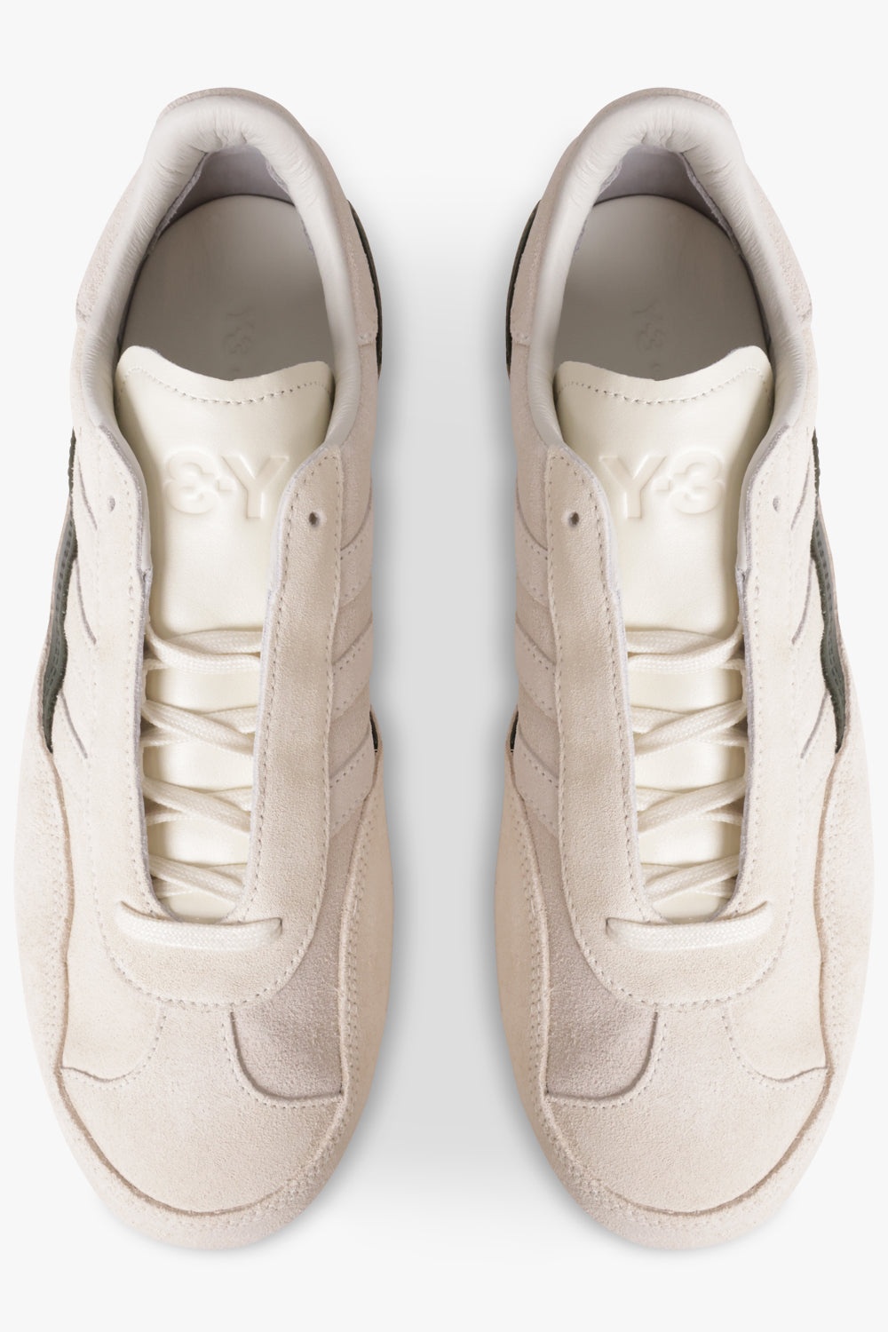 Y-3 GAZELLE CREWHT/OWHITE/NIGHTCARG | WHITE/BLACK - 4