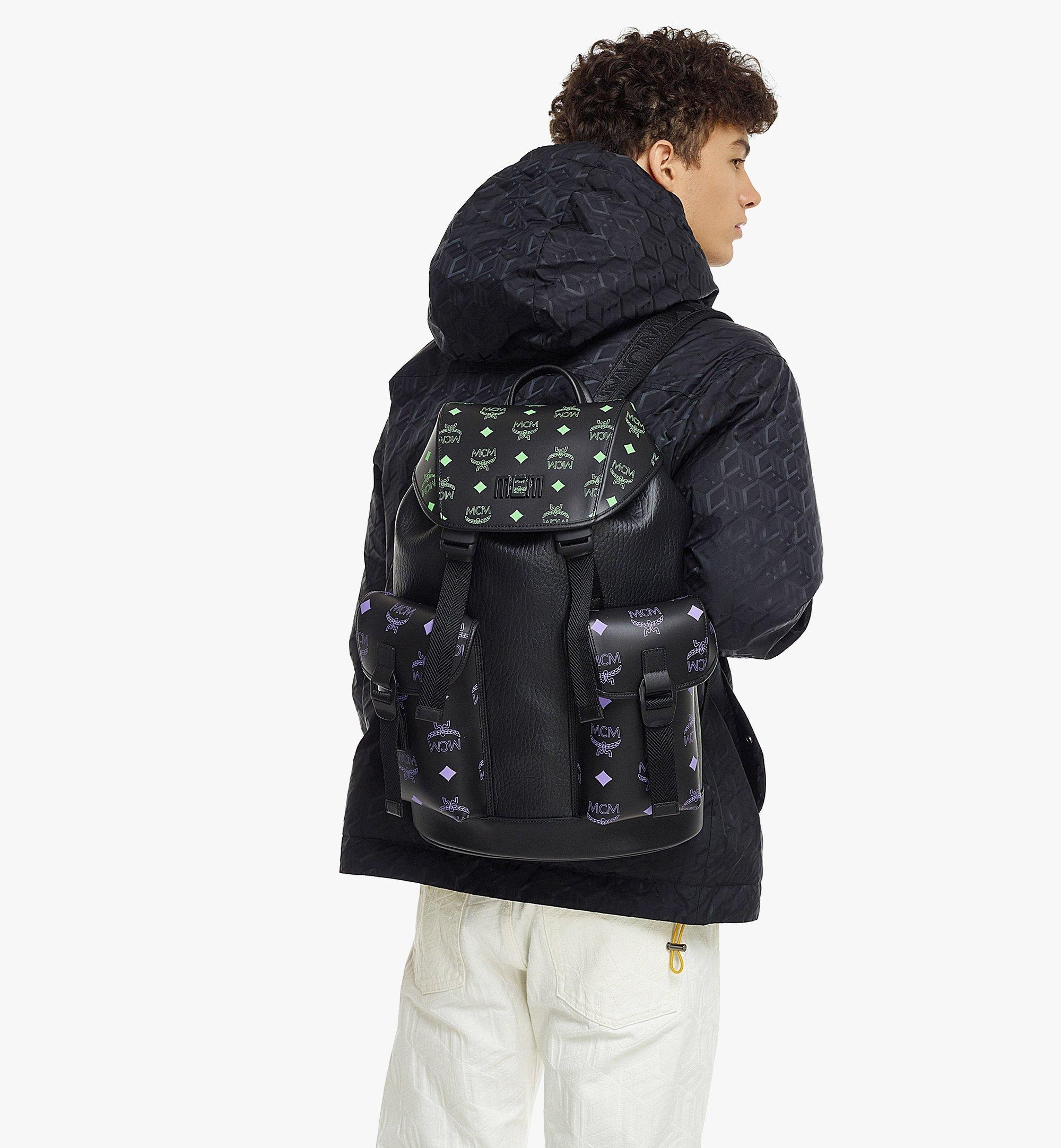 Brandenburg Backpack in Color Splash Logo Leather - 2