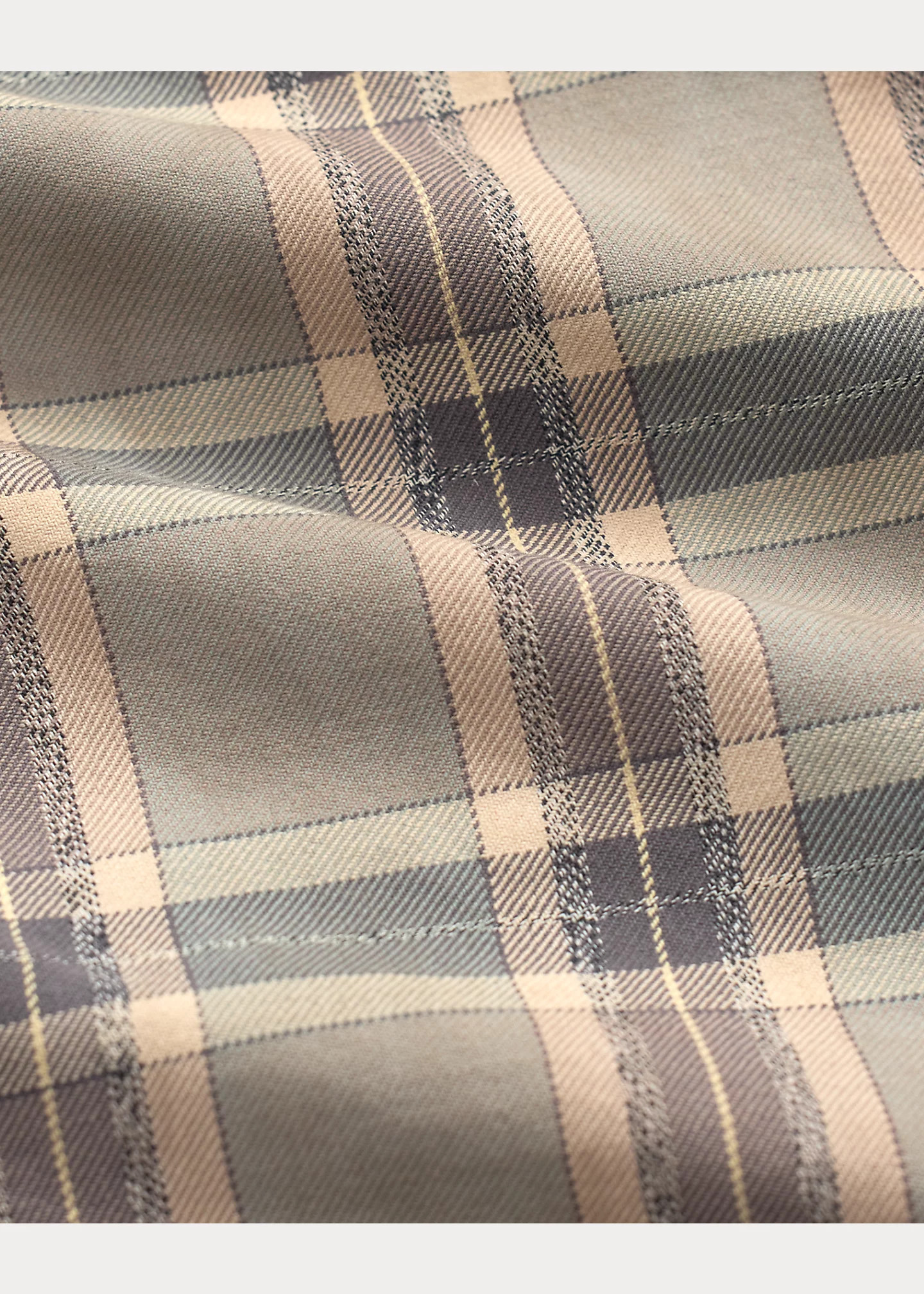 Repaired Plaid Twill Workshirt - 6