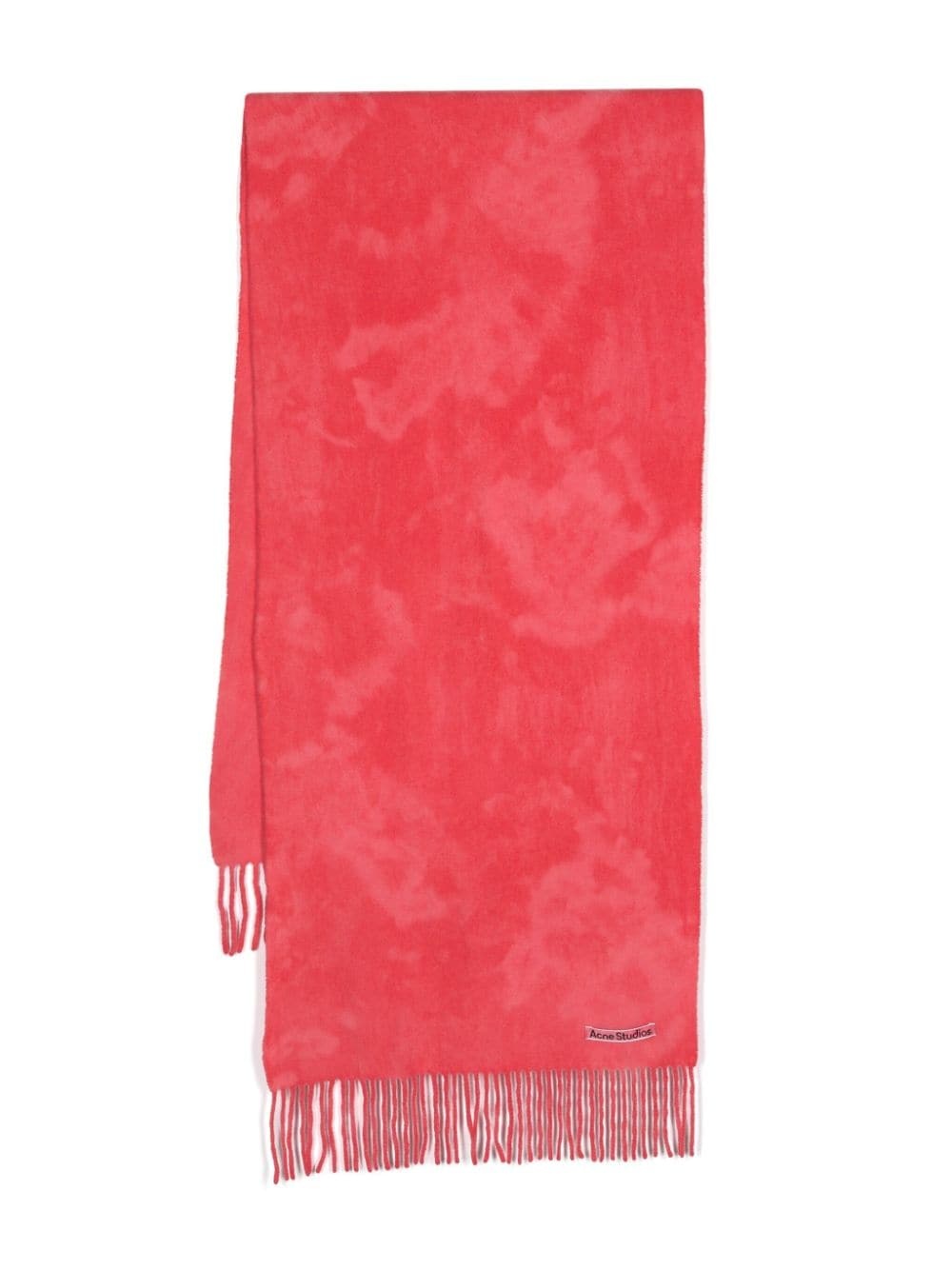 logo-appliquÃ© wool scarf - 1