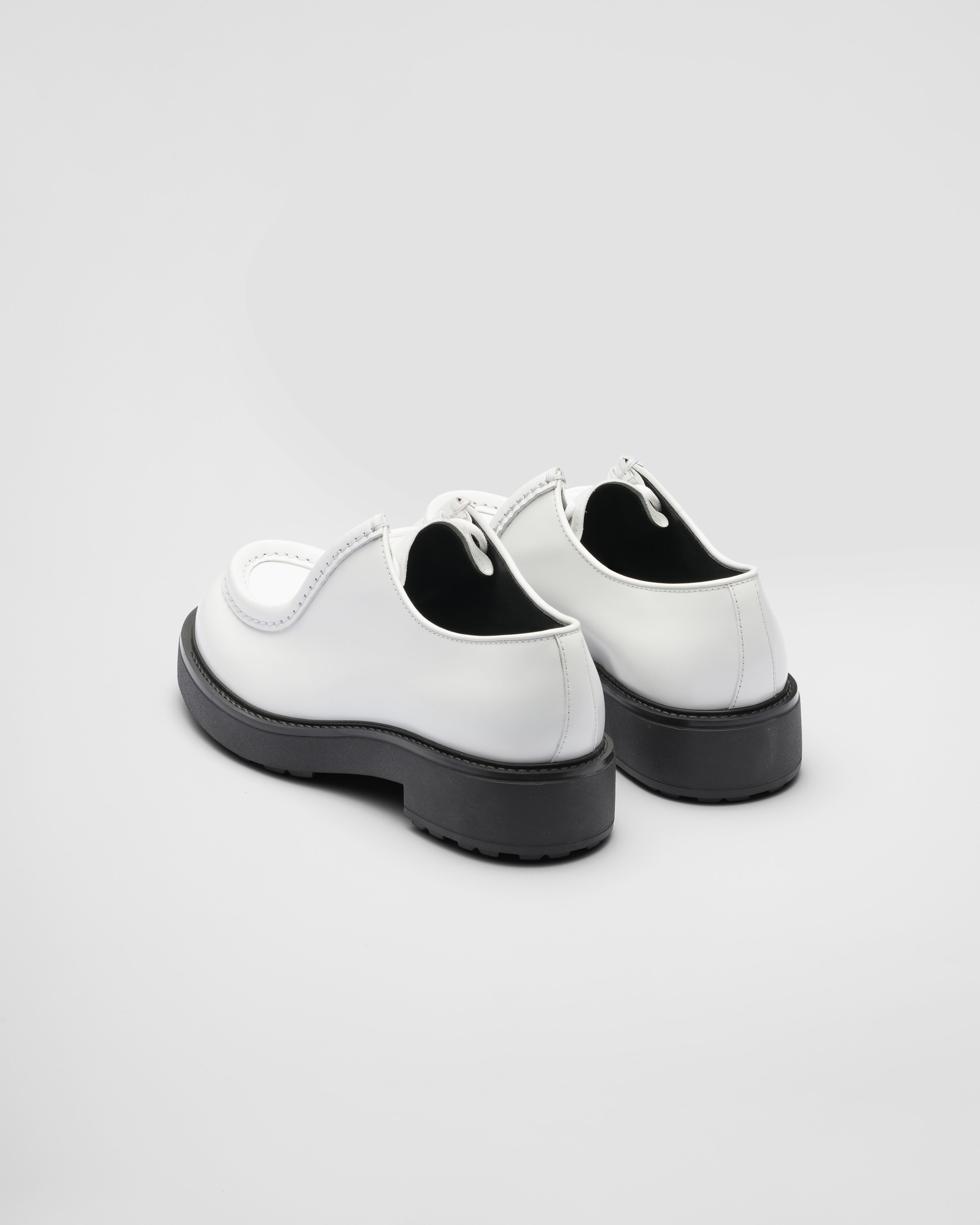 Diapason opaque brushed leather lace-up shoes - 5