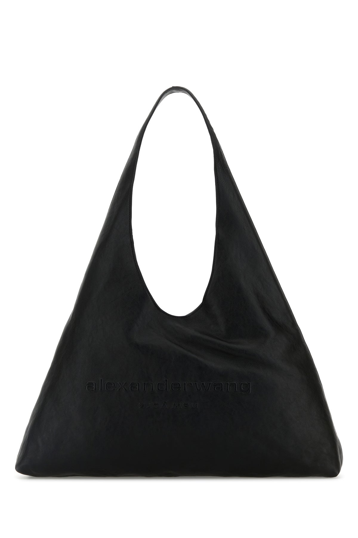 Black leather large Pike shoulder bag - 1