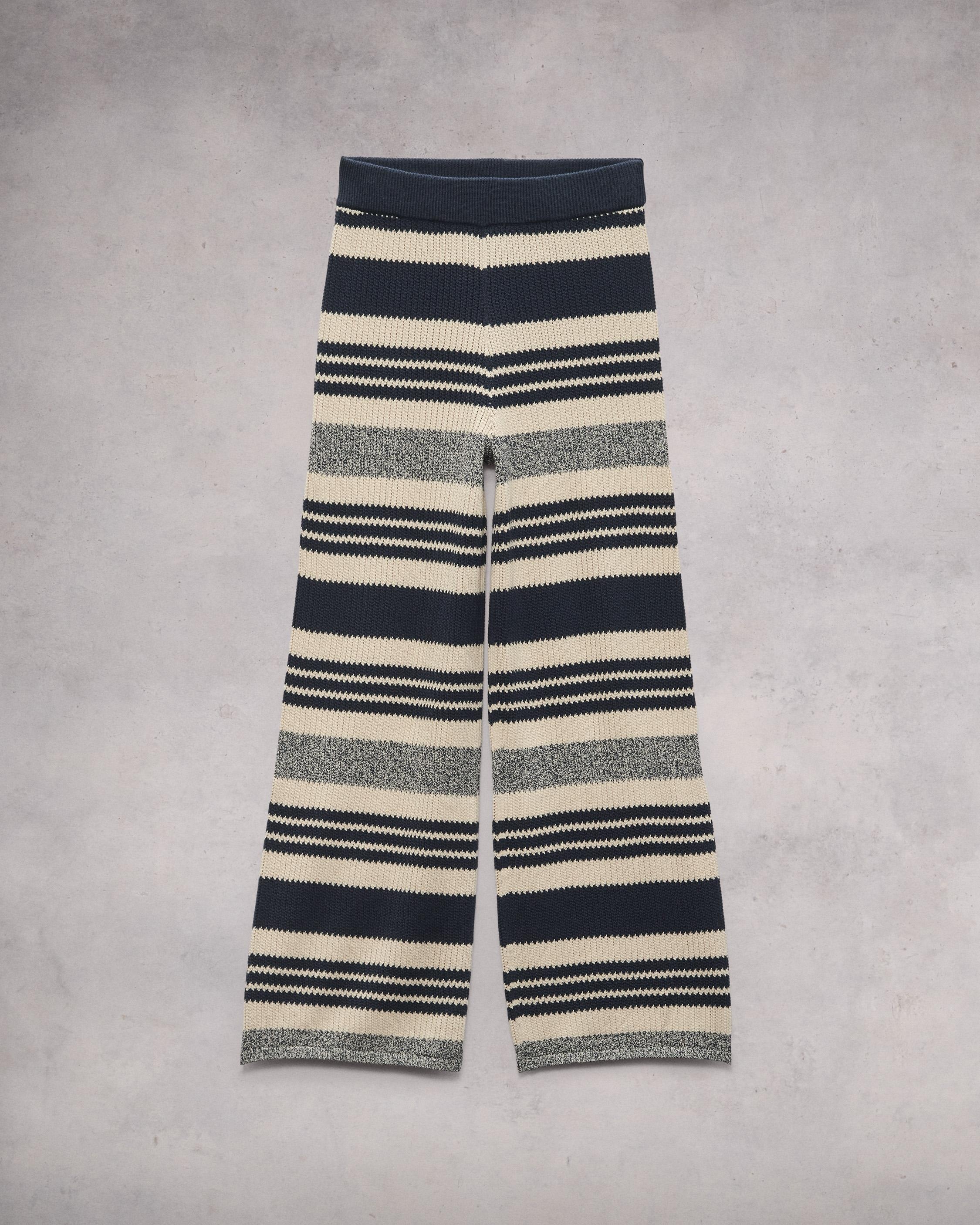 Cyrus Striped Cotton Pant
Slim Fit - 1