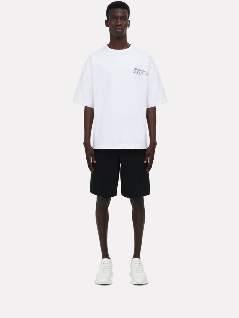 Men's Exploded Logo T-shirt in White 1