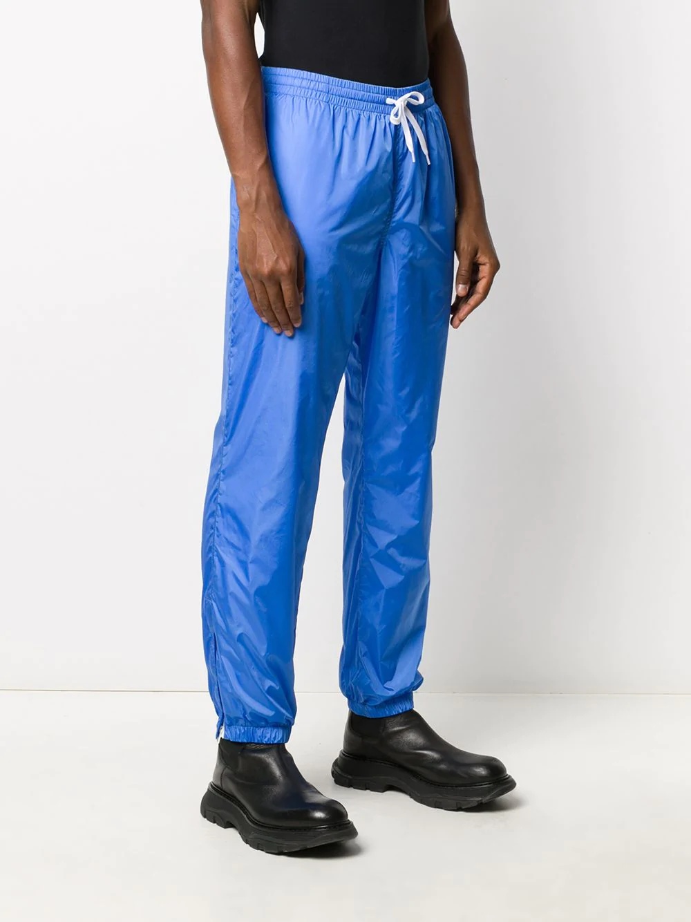 embroidered logo track trousers - 3